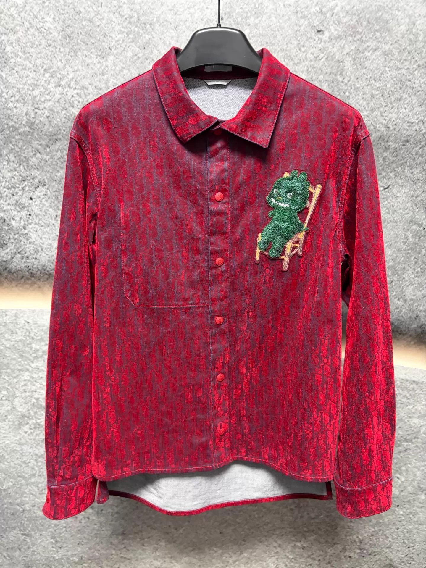 Dior Dior red men's 44 oversized shirt like new Size US S / EU 44-46 / 1 - 1 Thumbnail