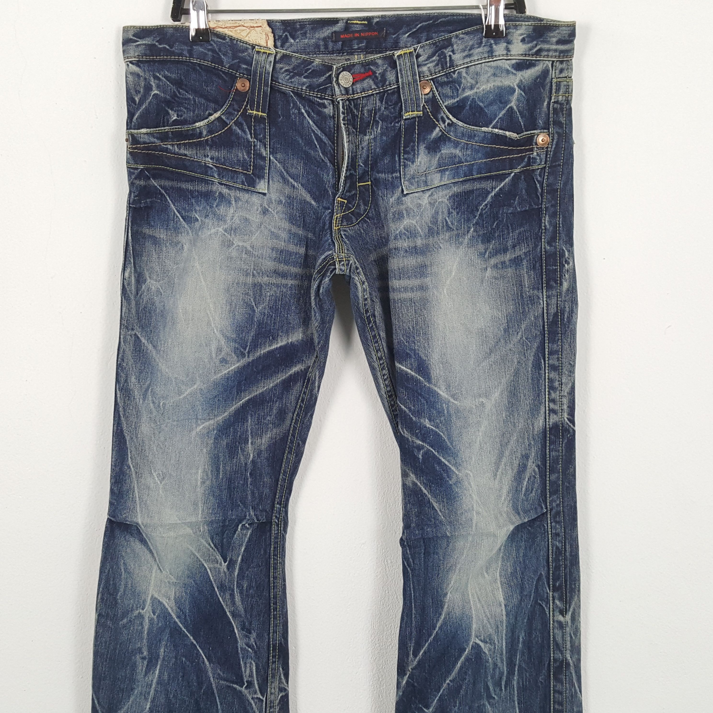 Japanese Brand Blue Way Streetwear Rock Punk Style Jeans Size US 36 / EU 52 - 2 Thumbnail