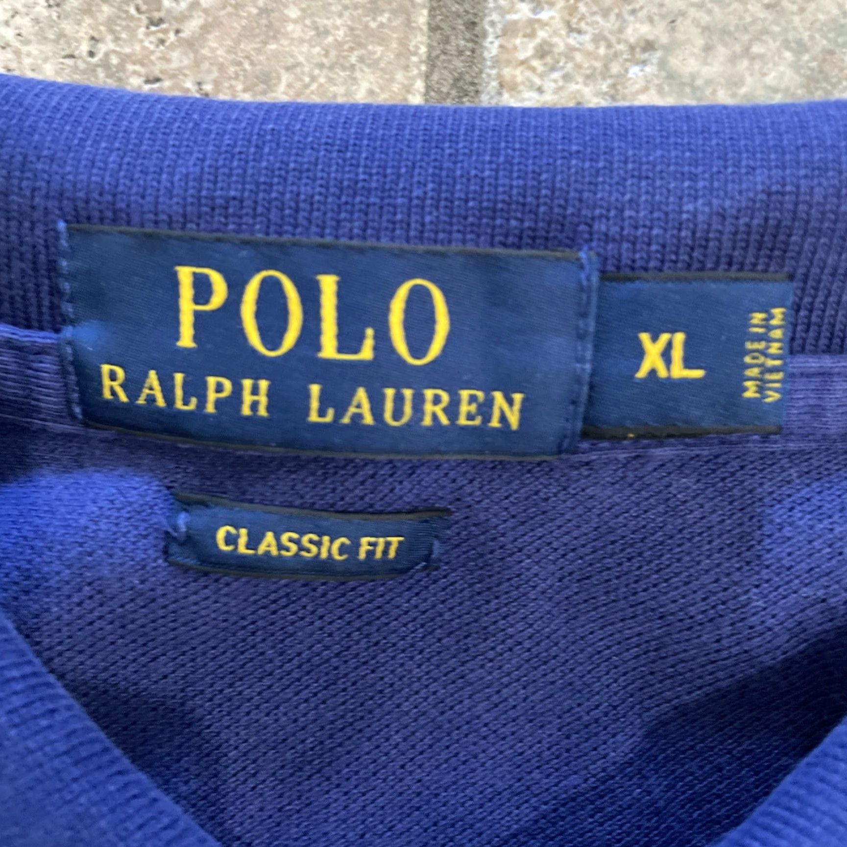 Polo Ralph Lauren Polo Ralph Lauren Polo Shirt Mens XL Purple Golf Classic Fit Size US XL / EU 56 / 4 - 4 Thumbnail