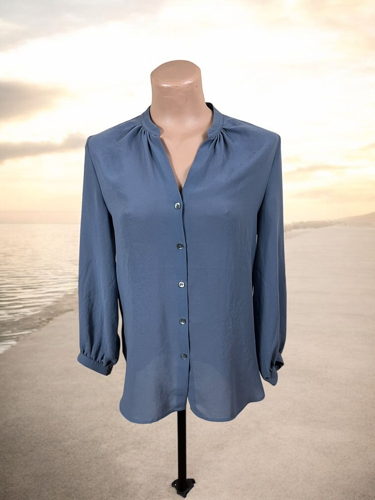 Filippa K Filippa K Crepe Blouse size S/M women’s long sleeve blouse Size S / US 4 / IT 40 - 1 Thumbnail
