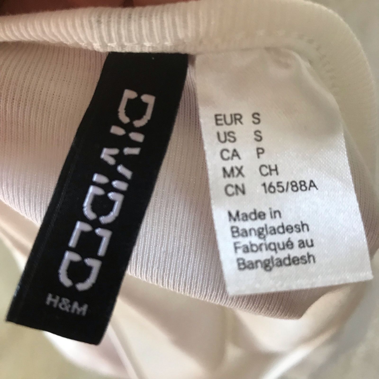 H&M H & M White Short Sleeve Crop Top Tie Back Women's Size S Size S / US 4 / IT 40 - 6 Thumbnail