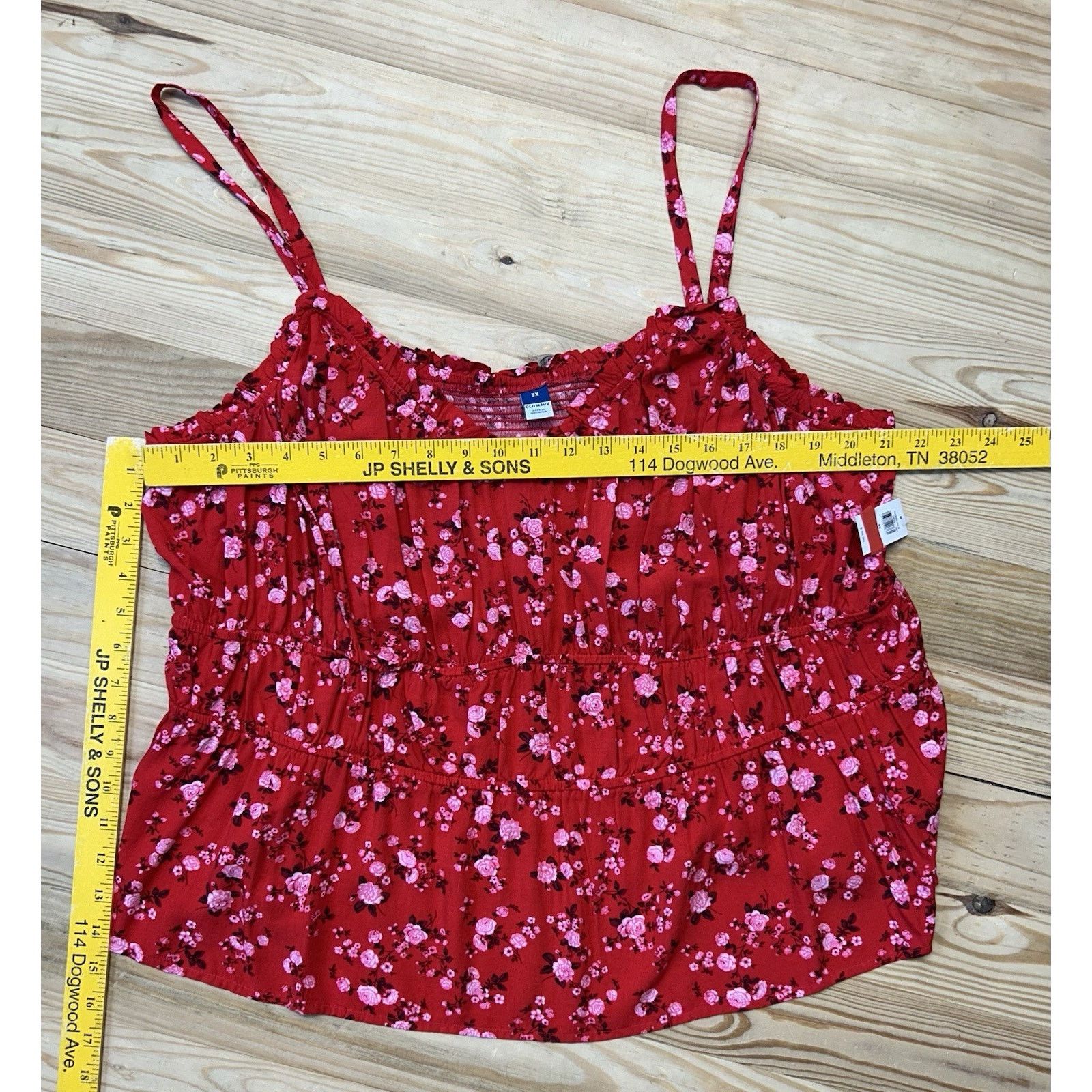 Old Navy Old Navy New W Tags Tank Top Womens 3XL Thin Strap Red Size 3XL / US 20-22 - 8 Thumbnail