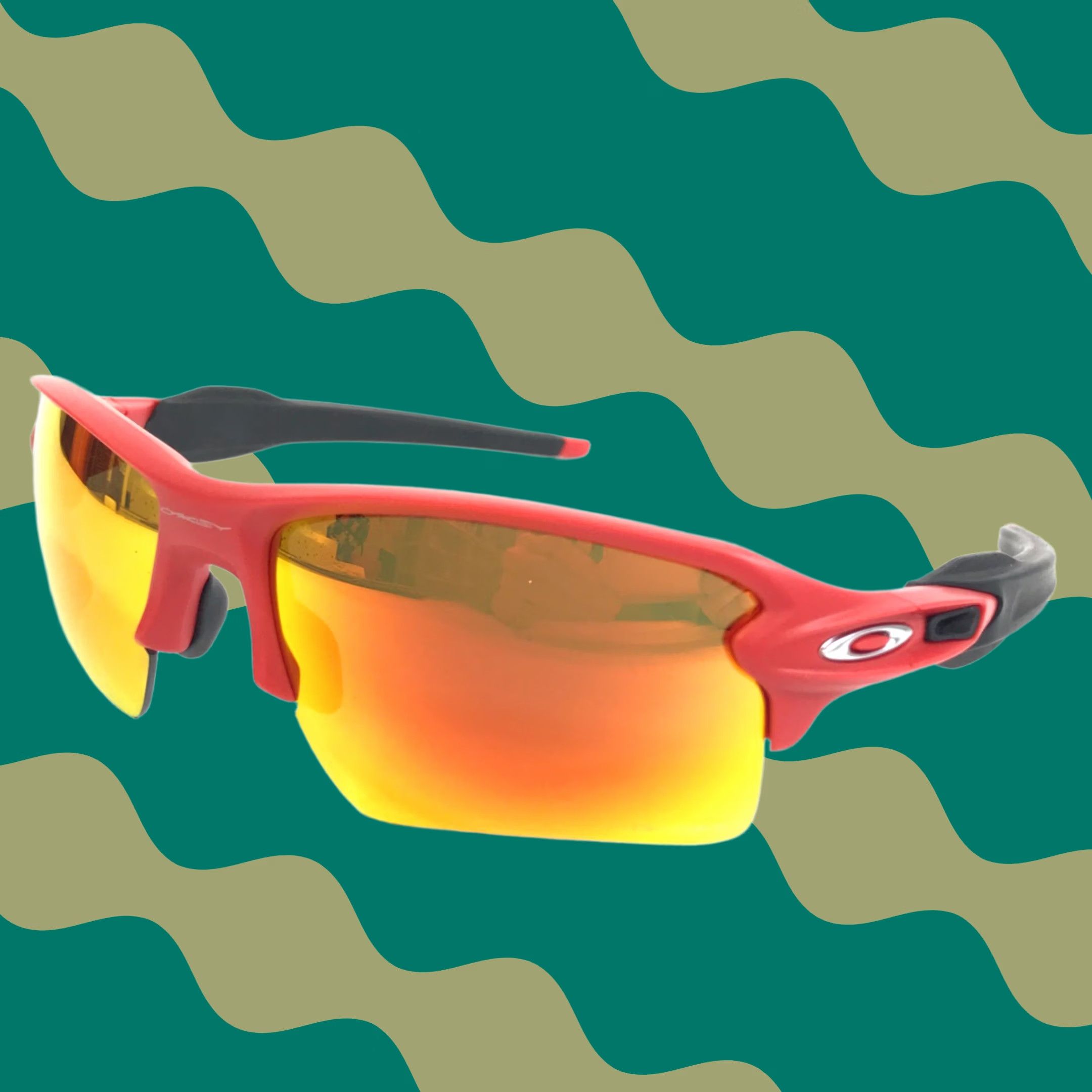 archive OAKLEY FLAK 2.0 sunglasses y2k OAKLEY PRIZM RUBY FLAK 2.0