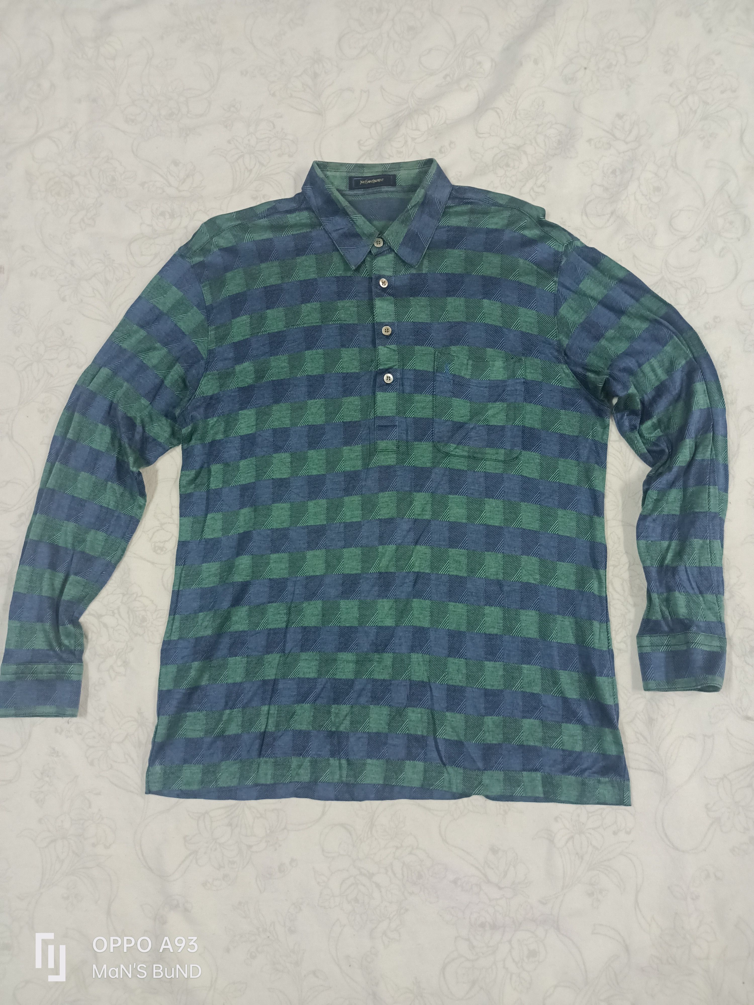 Vintage × Yves Saint Laurent Yves saint Laurent Button Up Size US M / EU 48-50 / 2 - 1 Thumbnail