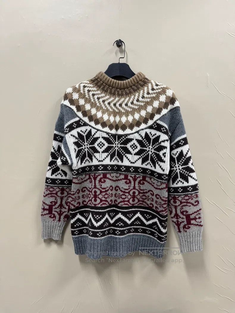 Loewe Loewe Geometric Inlay Wool Sweater Size S / US 4 / IT 40 - 1 Thumbnail
