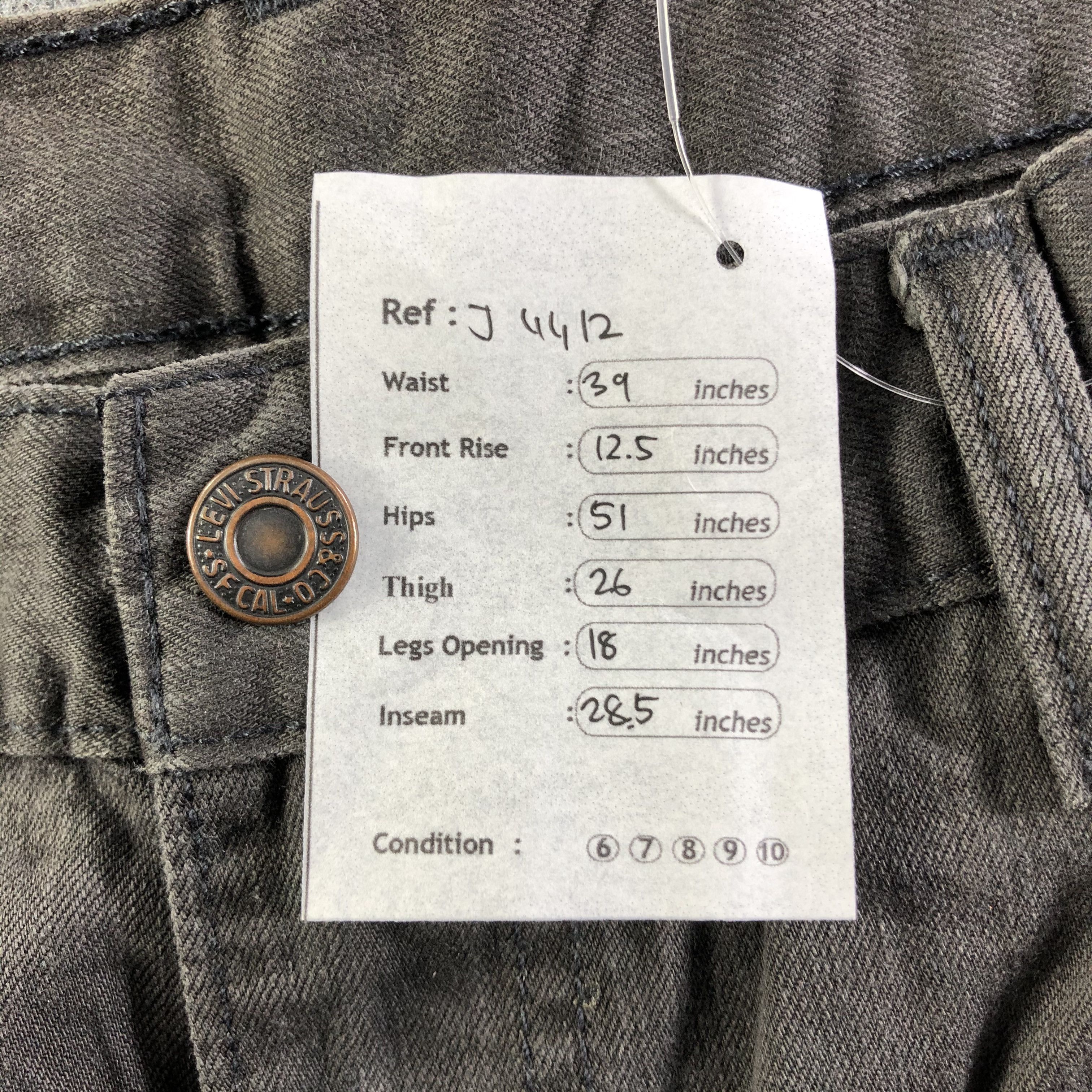 Levi's Vintage Levis 505 Jeans-J4412 Size US 39 - 12 Thumbnail