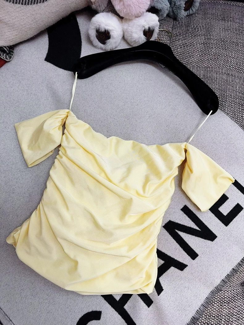 Chanel Chanel 23S spring and summer show yellow bow rhinestone de Size XS / US 0-2 / IT 36-38 - 2 Thumbnail