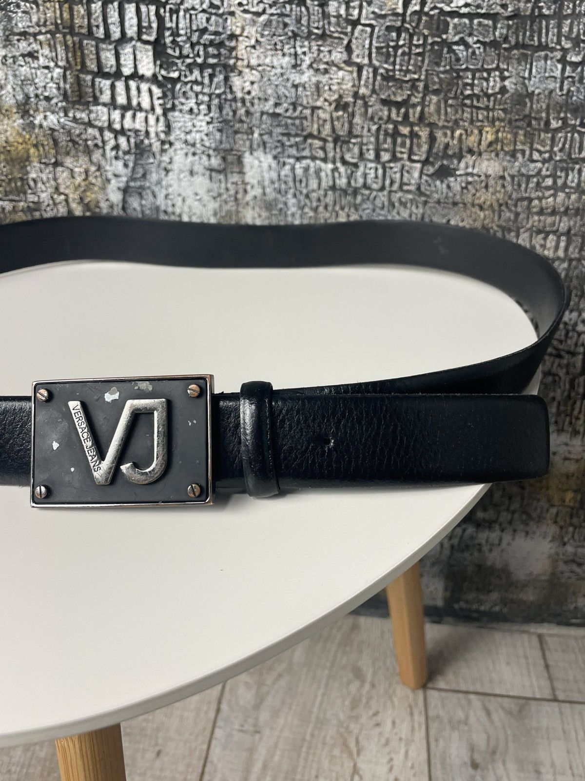 Versace VERSACE LEATHER BELT Y2K LEATHER BLACK Size ONE SIZE - 10 Thumbnail