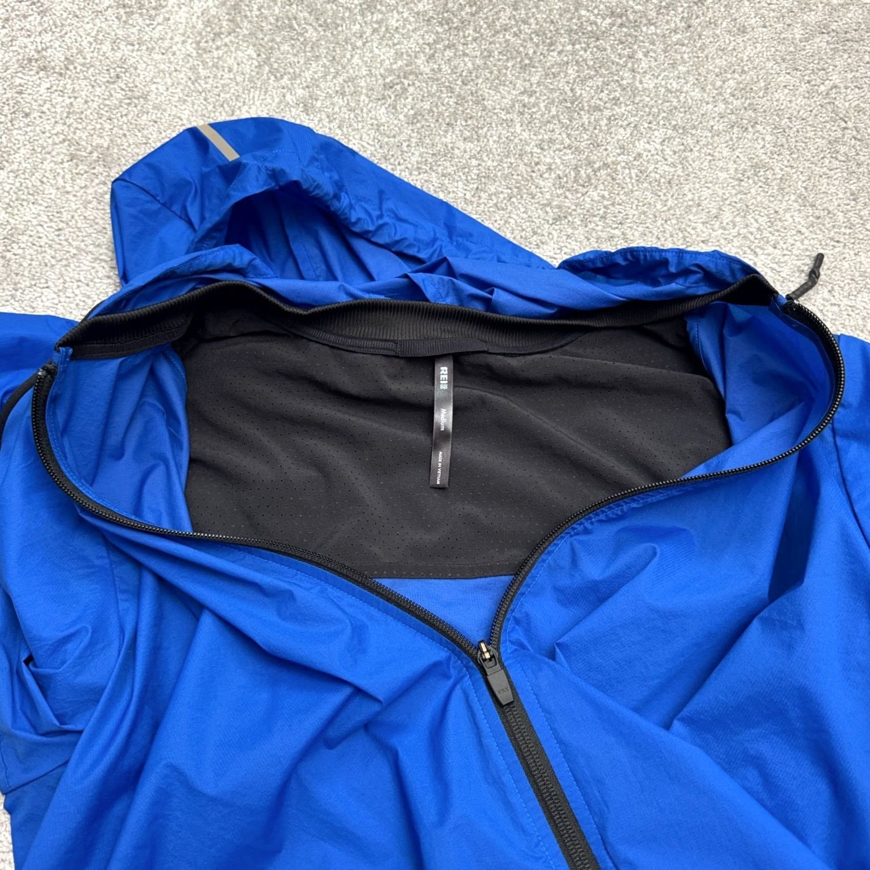Vintage REI Co-Op Lightweight Windbreaker Hoodie Jacket Mens Medium Blue Full Zip Active Size US M / EU 48-50 / 2 - 7 Thumbnail
