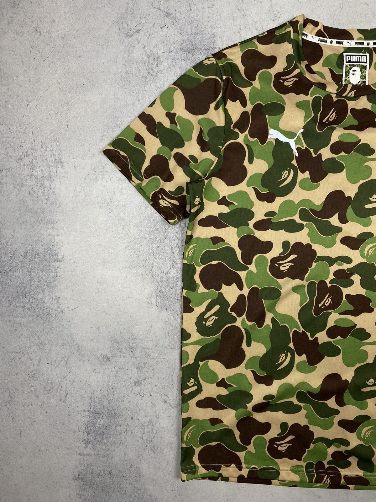 Bape × Puma A Bathing Ape Bape x Puma ABC Camo Jersey T Shirt Size US M / EU 48-50 / 2 - 3 Thumbnail