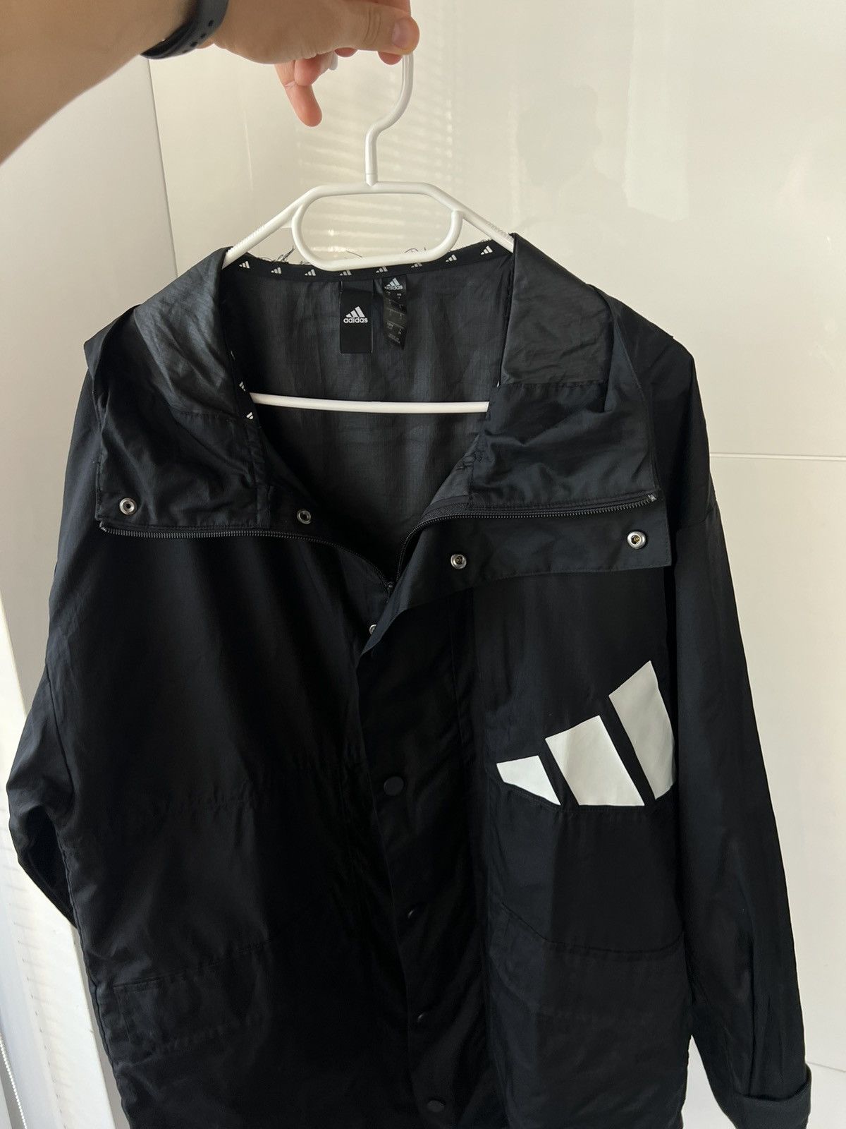 Adidas Adidas Athletics Pack Waterproof Lite Big Logo Parka Size US S / EU 44-46 / 1 - 7 Thumbnail