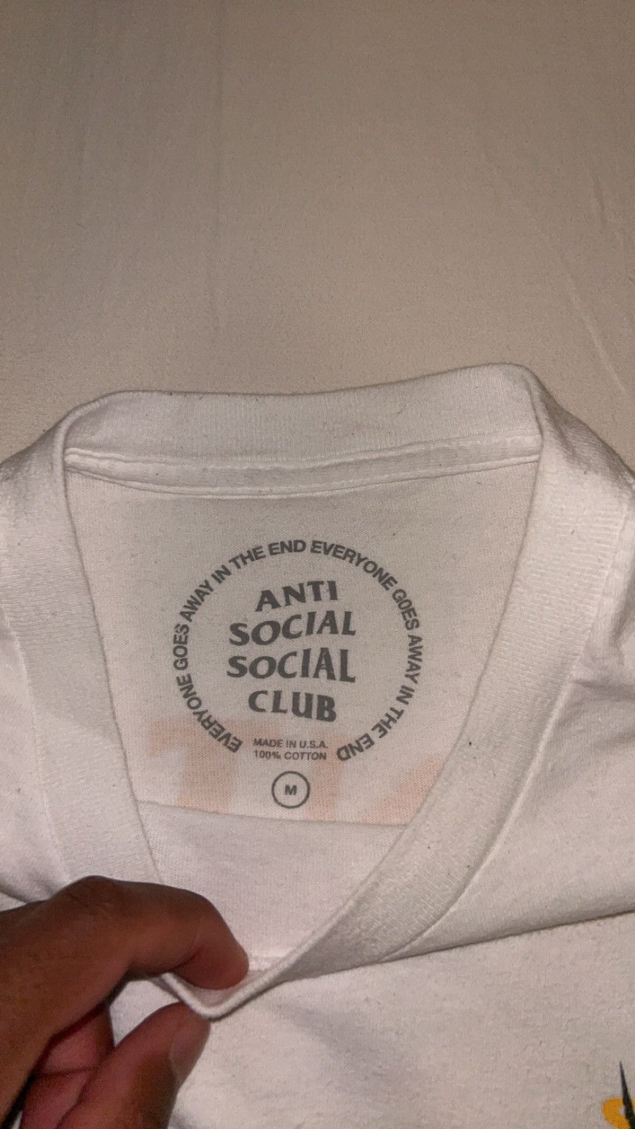 Anti Social Social Club Anti Social Social Club After Us T-Shirt White Size Medium Size US M / EU 48-50 / 2 - 3 Thumbnail