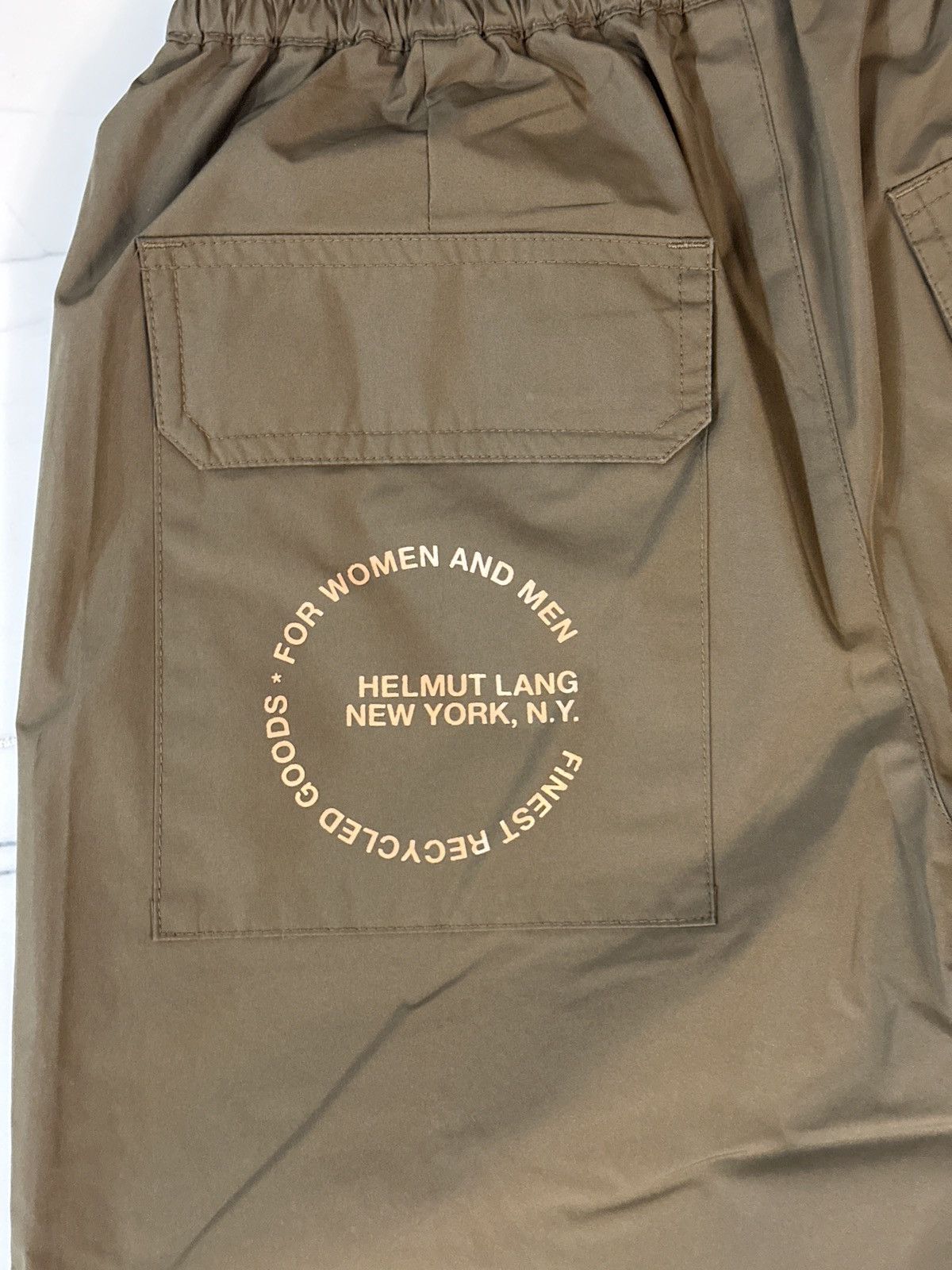 Helmut Lang Helmut Lang Khaki Pull-On Track Pants Size US 28 / EU 44 - 3 Thumbnail