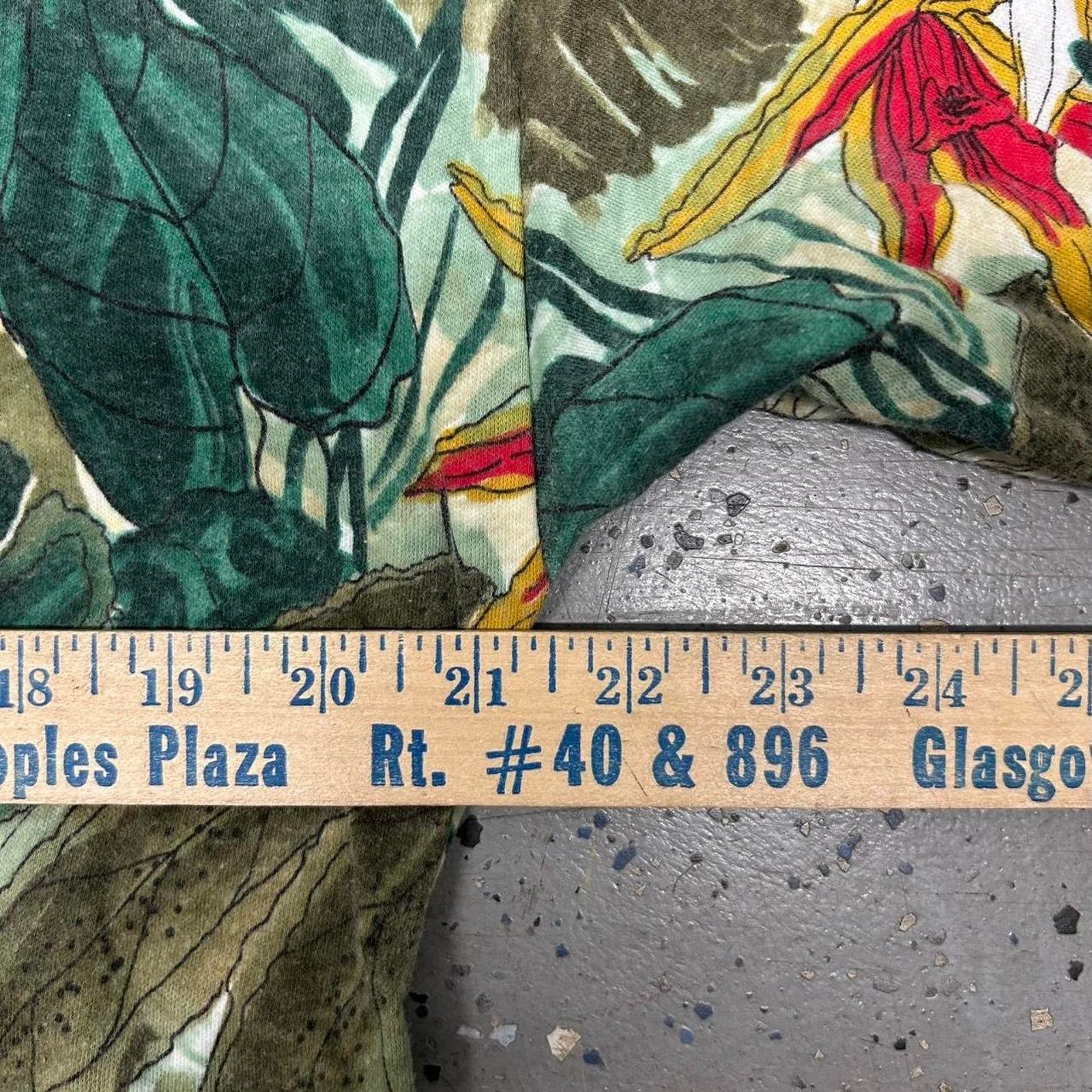Other Green and multi-coloured vintage 80s Hawaiian floral aop tee Size L / US 10 / IT 46 - 4 Thumbnail