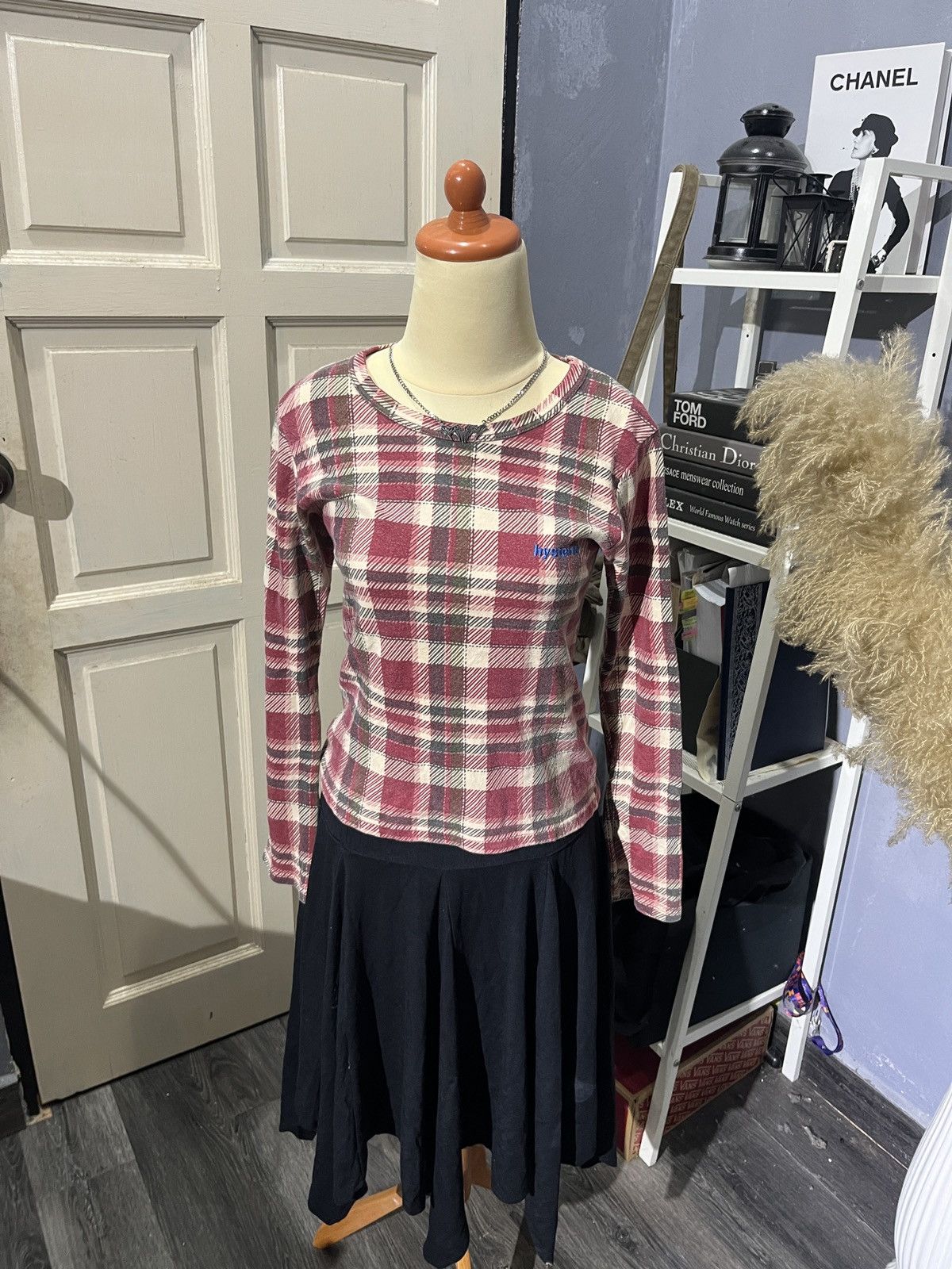 Hysteric Glamour Vintage Flannel Plaid Longsleeve Hysteric Glamour Y2K Punk Size XS / US 0-2 / IT 36-38 - 10 Thumbnail