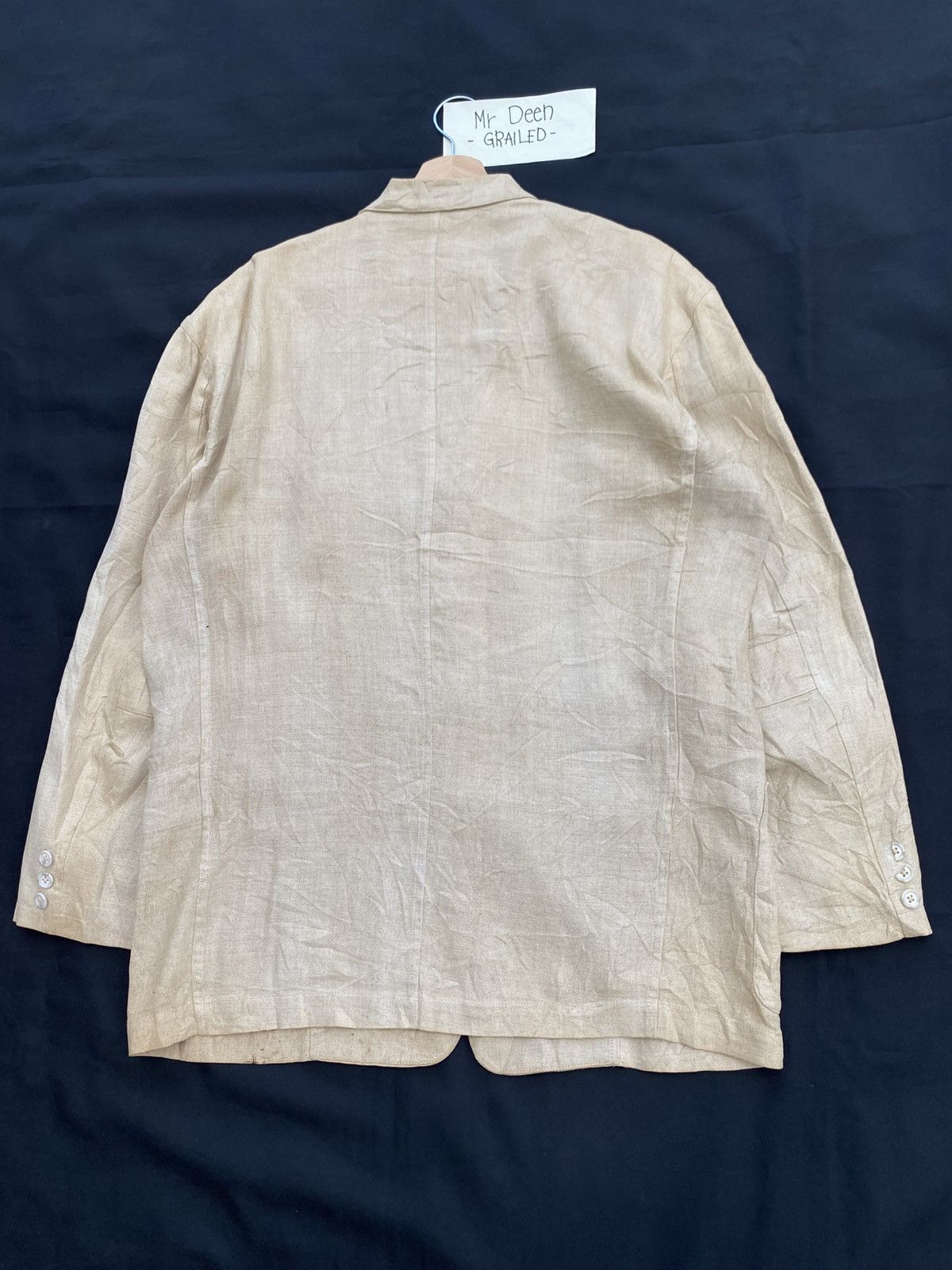 Yohji Yamamoto Rare Y's for men Linen Jacket/Blazer Size US M / EU 48-50 / 2 - 23 Thumbnail