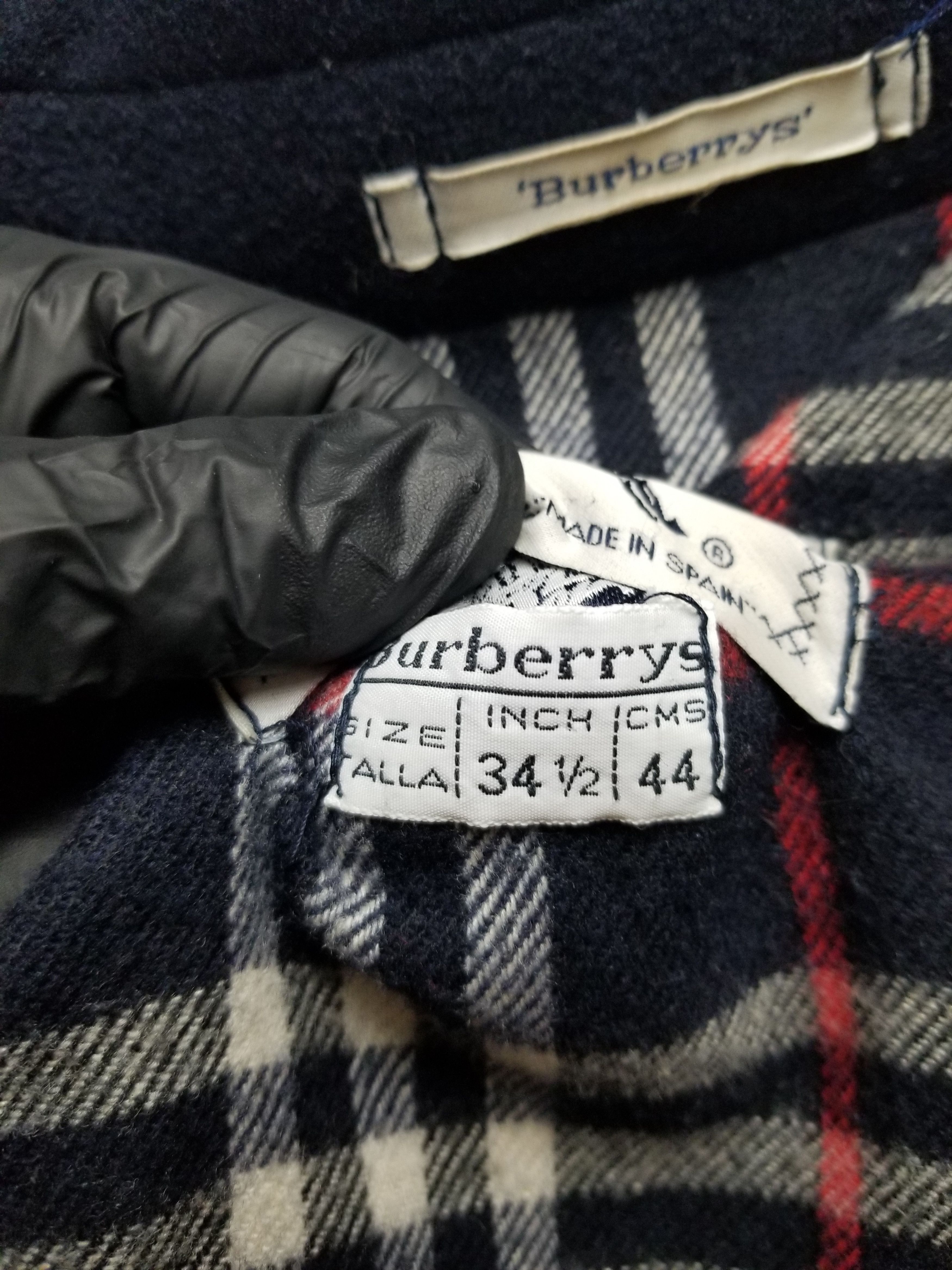 Burberry VTG Burberry Coat Jacket Wool Overcoat Size 34½ inch / 44 Size US S / EU 44-46 / 1 - 21 Thumbnail