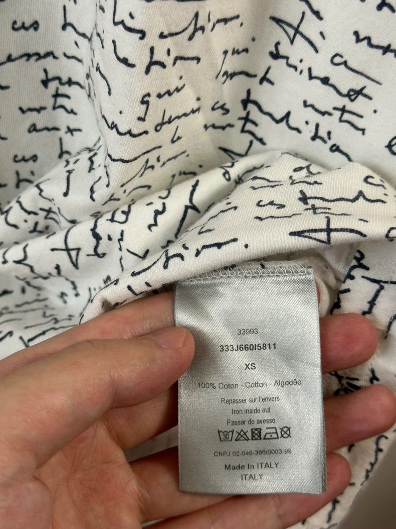 Dior Dior Signed full-print short-sleeved T-shirt Size US XS / EU 42 / 0 - 7 Thumbnail