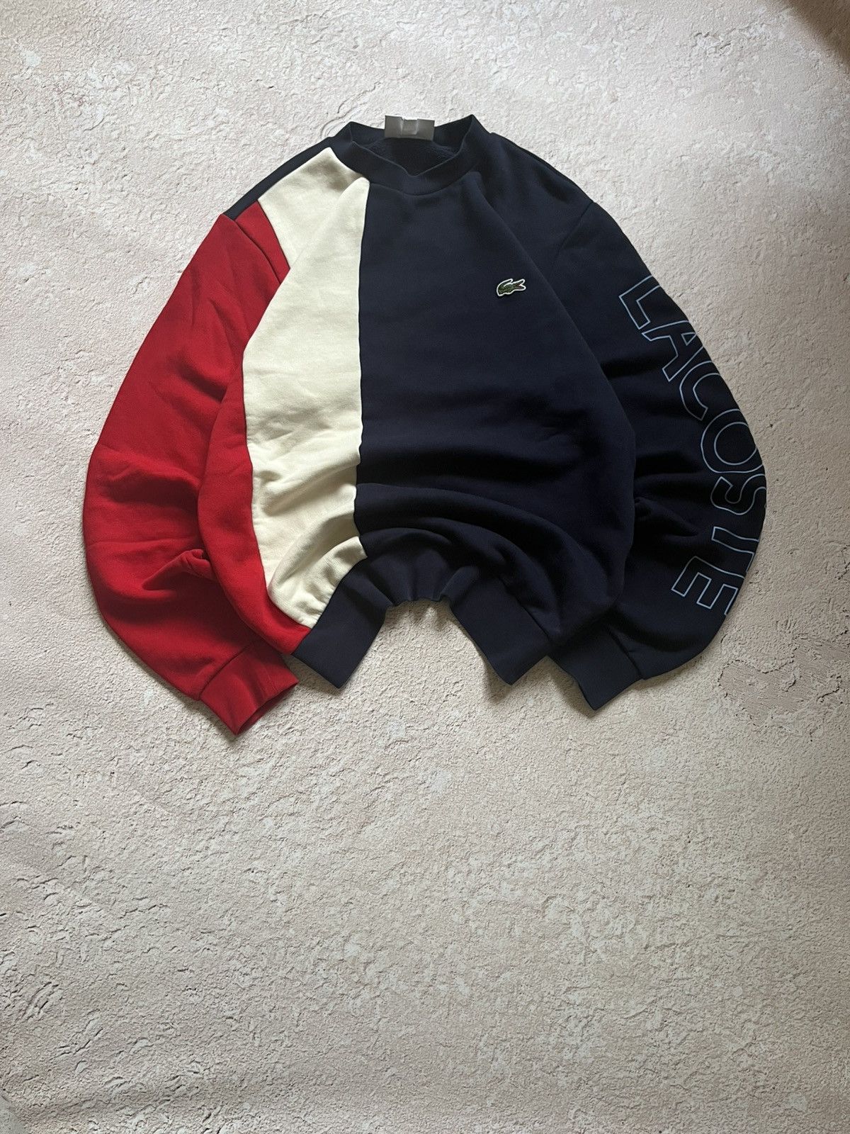 Lacoste Vintage Lacoste Crewneck Sweatshirt (Navy Blue) Size US S / EU 44-46 / 1 - 2 Thumbnail