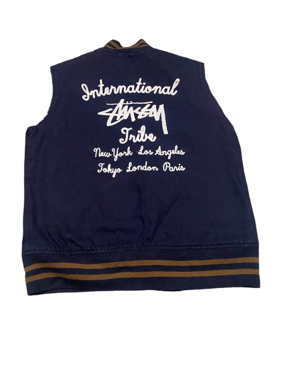 トップス stussy logo-embroidered vest Logo-embroidered vest Stussy - SchaferandweinerShops Portugal
