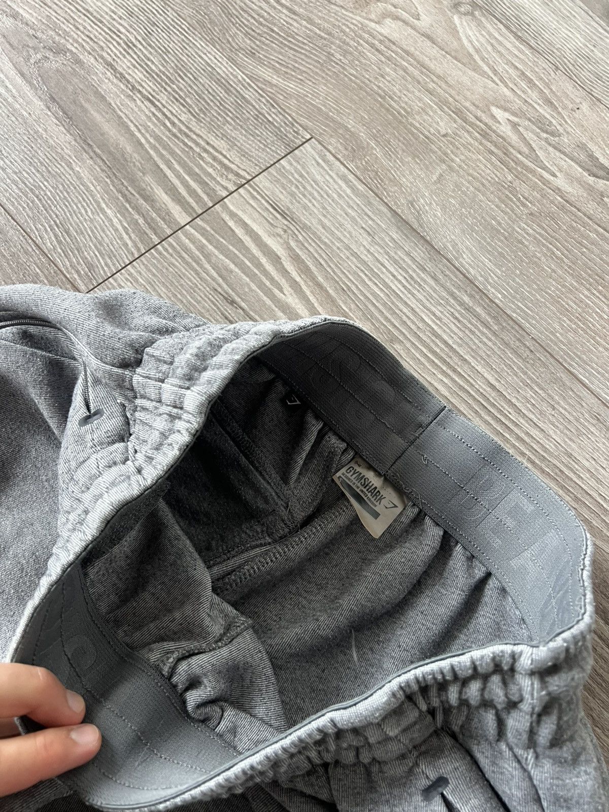 Gymshark Gymshark Onyx Pro Cotton David Laid Gray Joggers Size US 31 - 10 Thumbnail