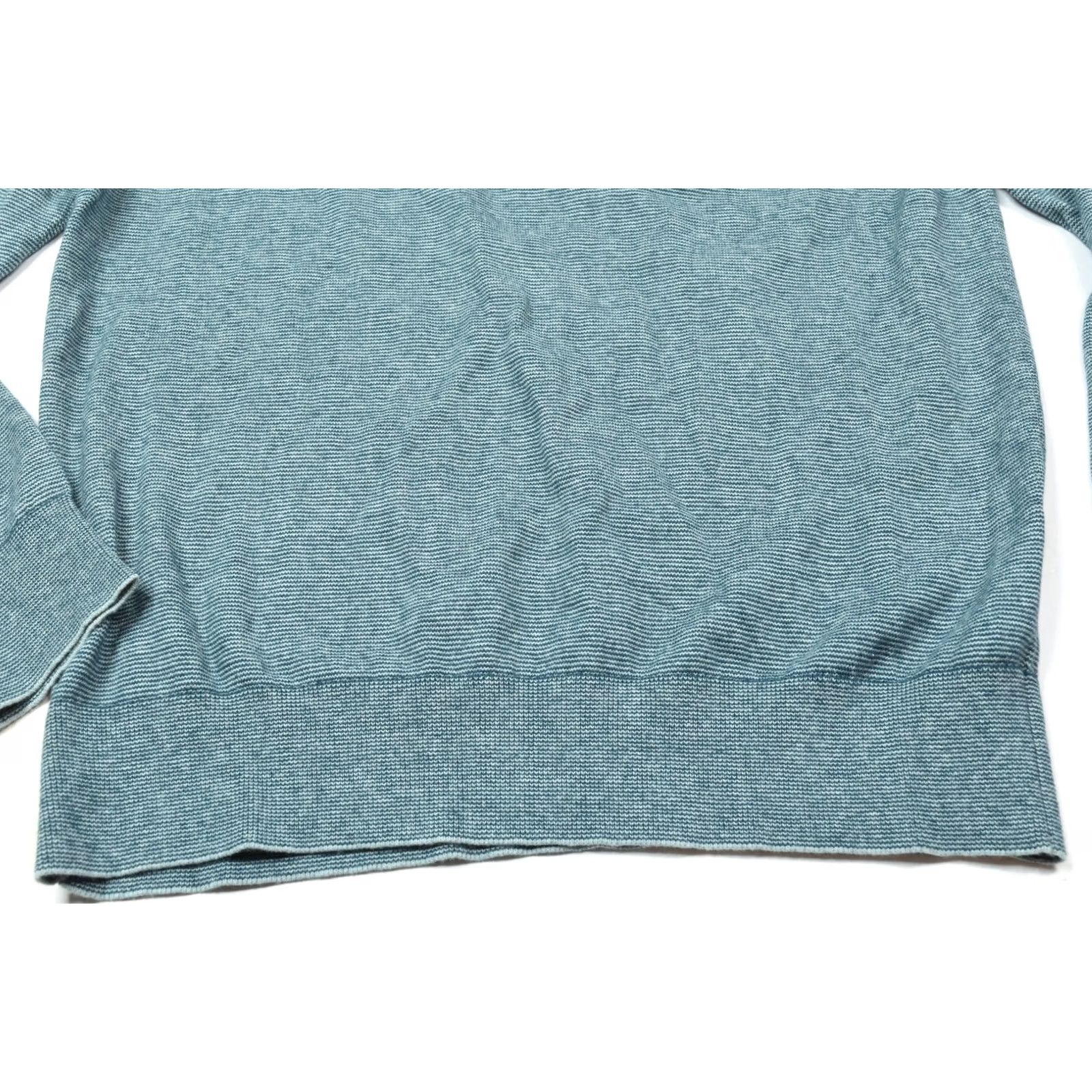 Bonobos Bonobos 1/4 Zip Sweater Mens M Blue Cotton Cashmere Long Sleeve Slim Fit Size US M / EU 48-50 / 2 - 4 Thumbnail