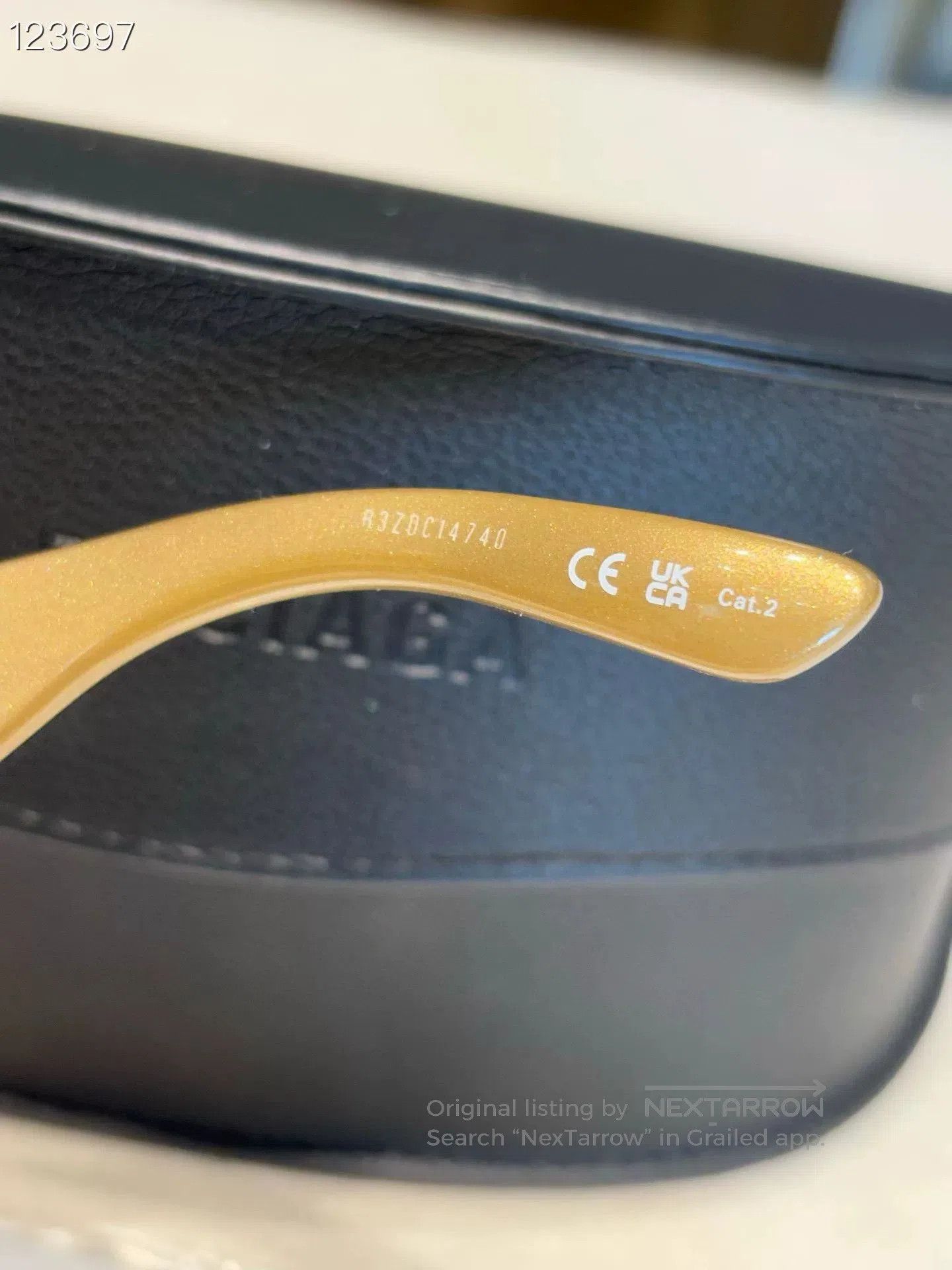Balenciaga Balenciaga Reverse Xpander Gold Sunglasses. Size ONE SIZE - 6 Thumbnail