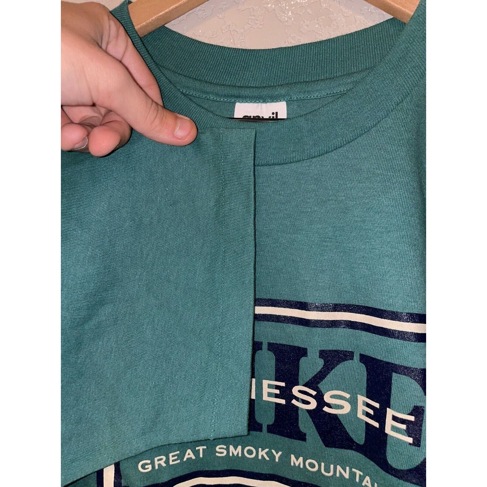 Anvil Vintage Tennessee Shirt Hike Great Smoky Mountains VTG 90s L Size US L / EU 52-54 / 3 - 6 Thumbnail
