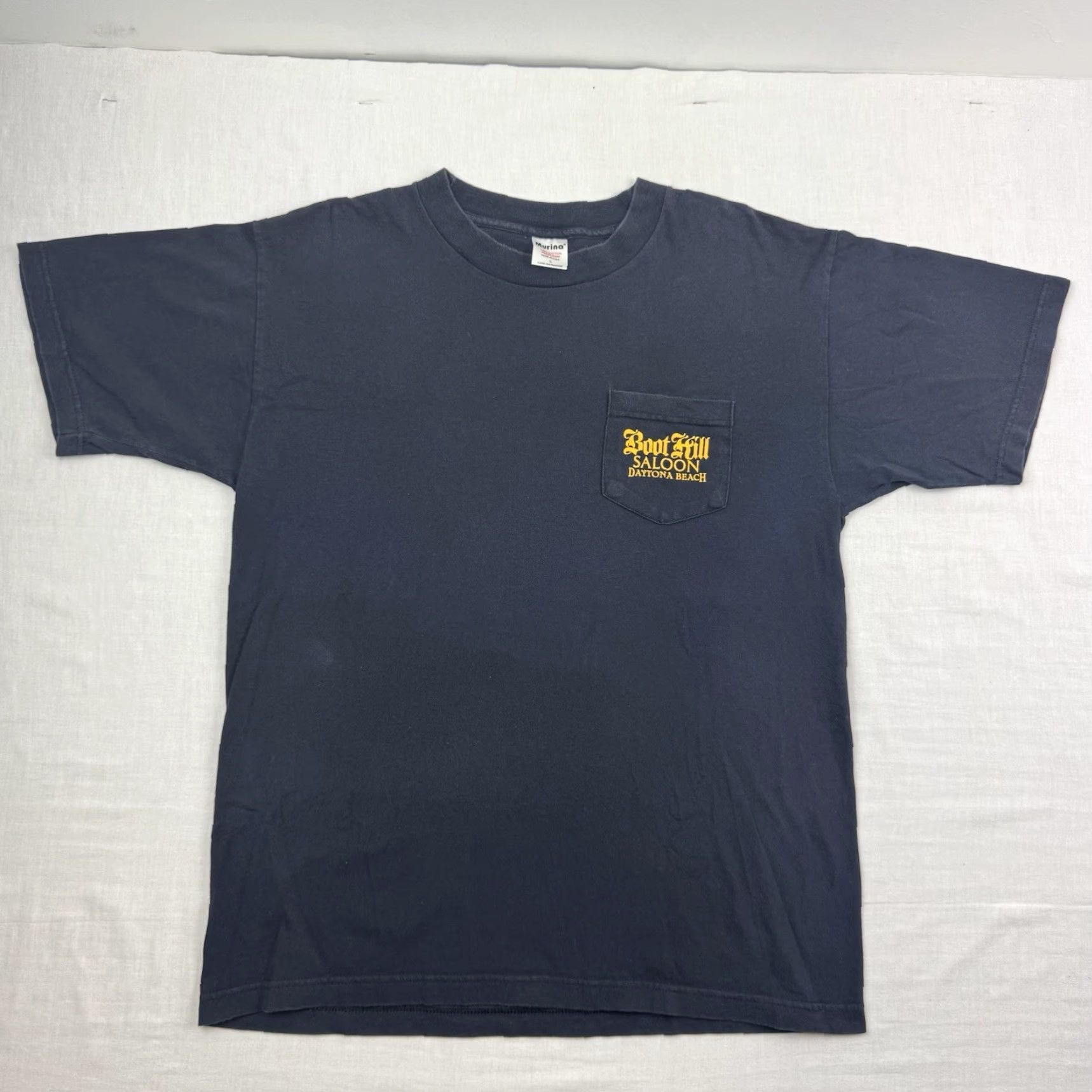 Vintage VINTAGE Boothill Saloon T Shirt Adult Large Biker Bar Bike Week 1999 USA 90s Mens Size US L / EU 52-54 / 3 - 3 Thumbnail