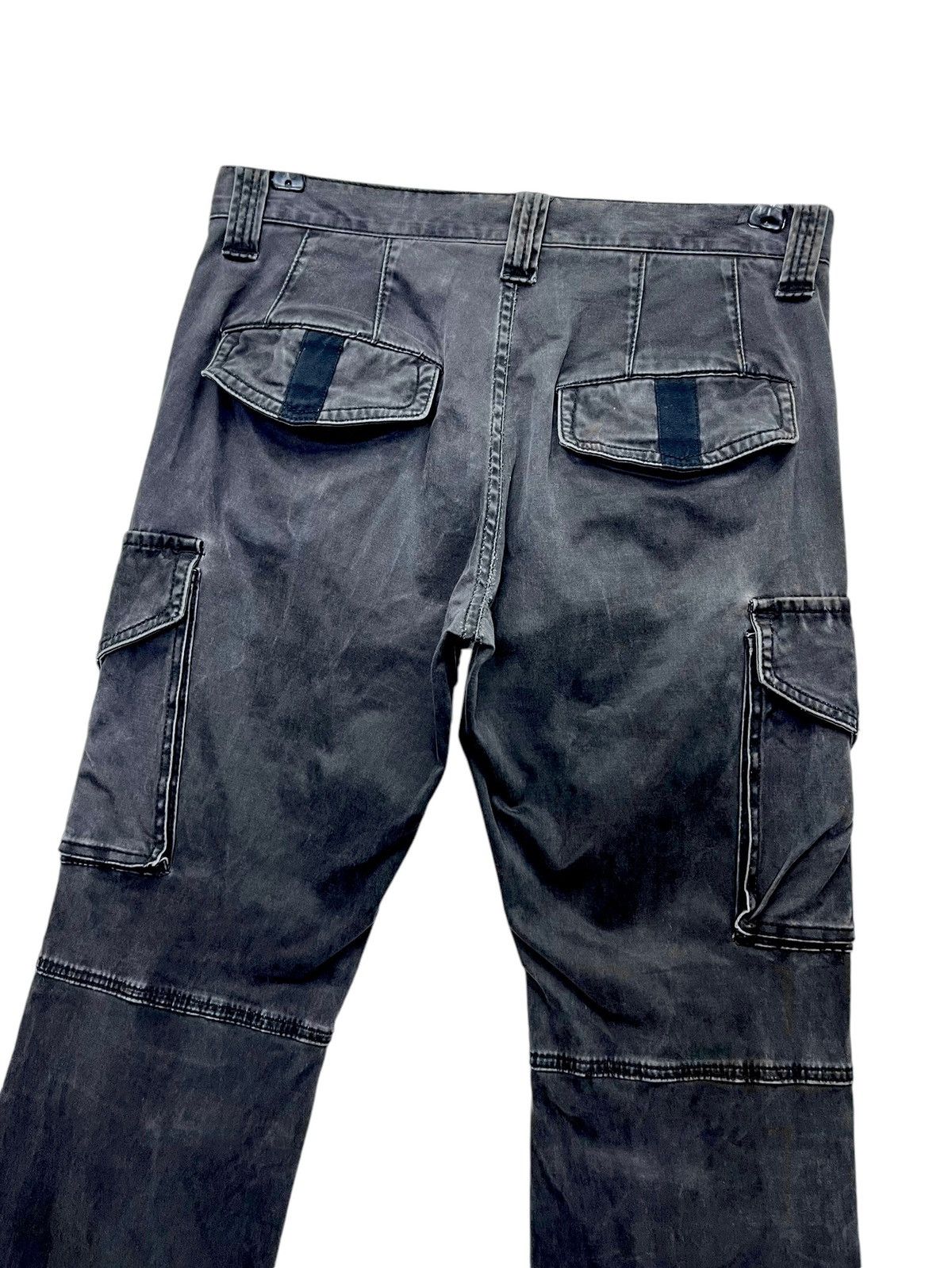 Vintage FYE🔥CAV Punk Slate Black Stretch FLARE Toggle Closure Cargo Size US 31 - 10 Thumbnail