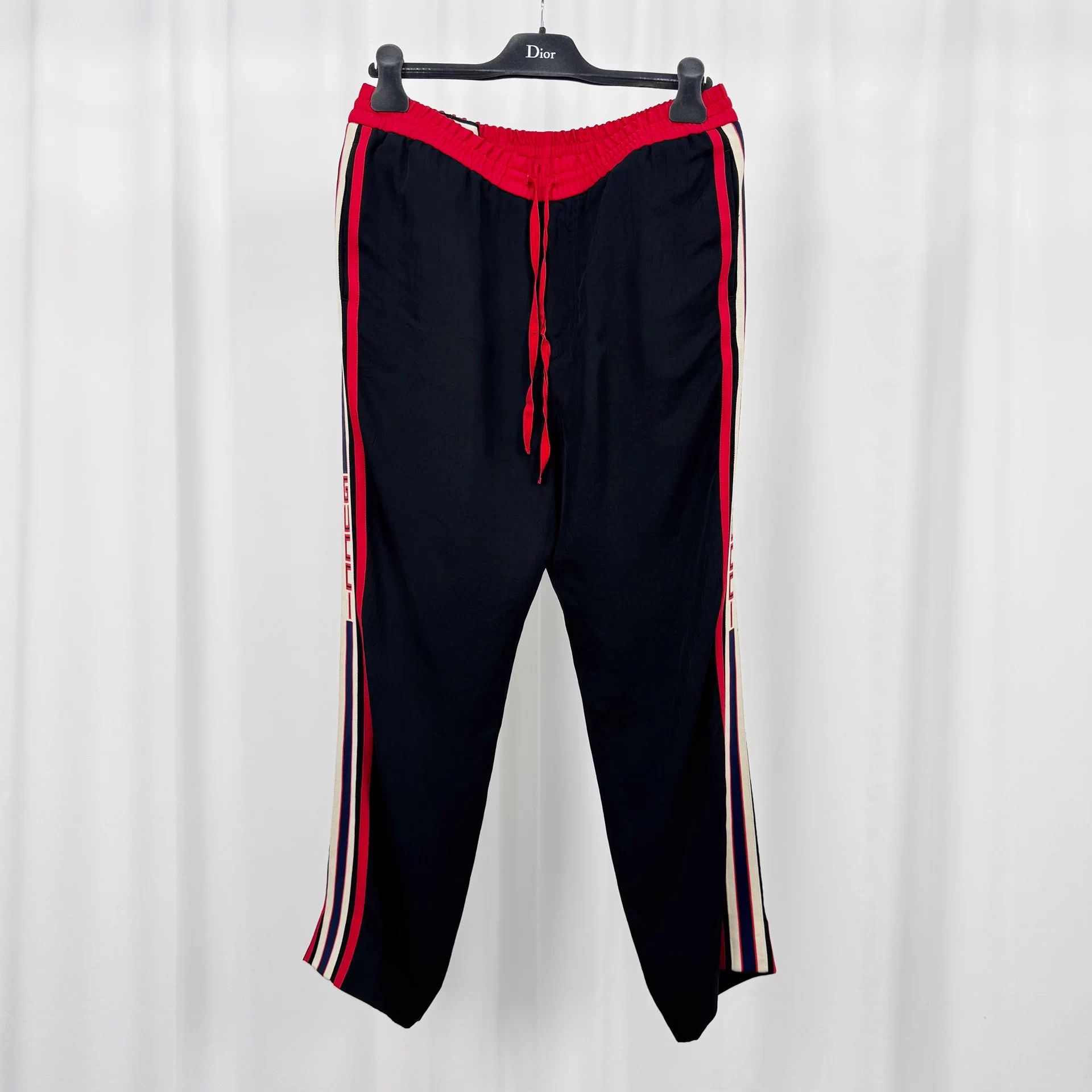Gucci Gucci GG Web Silk Pants 46 98 New Size US 33 - 1 Thumbnail