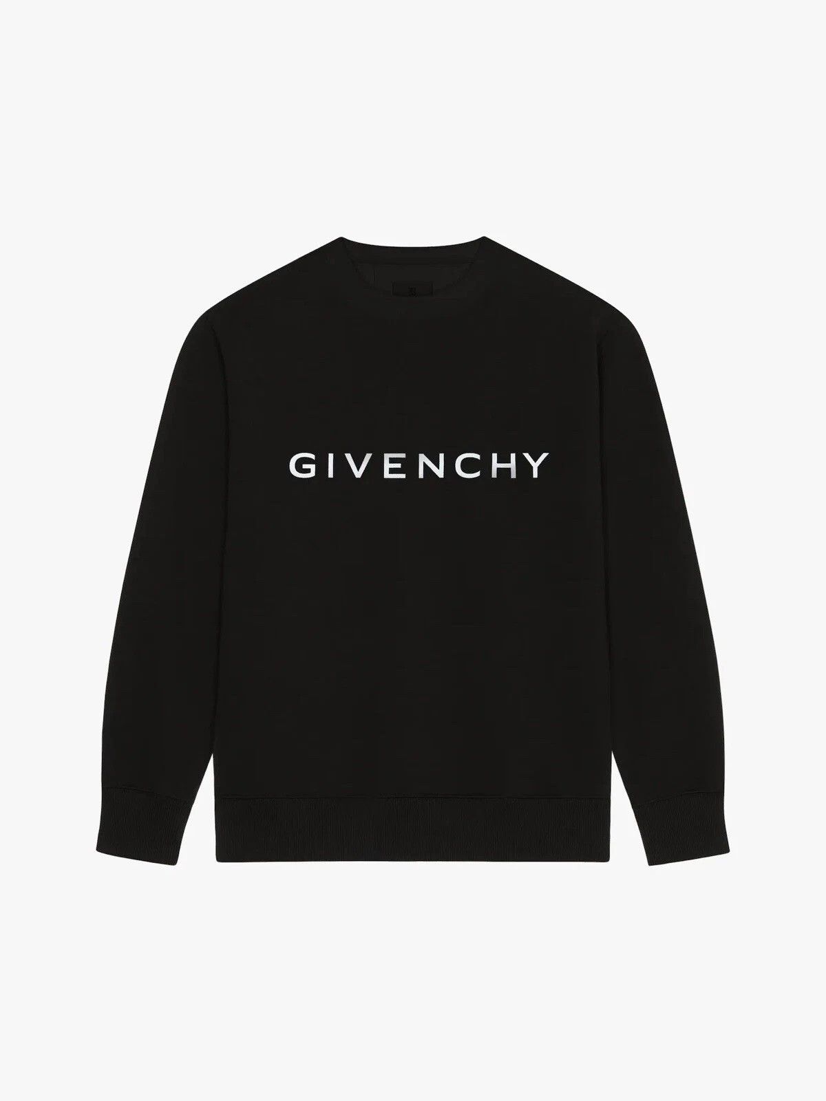 Givenchy o1srvl11e0625 Archetype Slim Fit Sweatshirt in Black Size US M / EU 48-50 / 2 - 1 Thumbnail