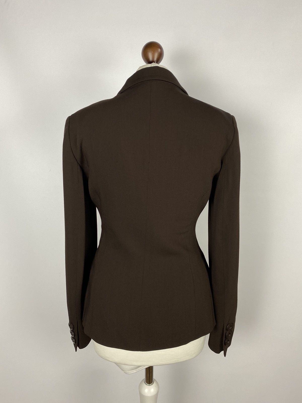 Designer × Moschino Moschino Italy Designer Brown Blazer Jacket Size M / US 6-8 / IT 42-44 - 11 Thumbnail