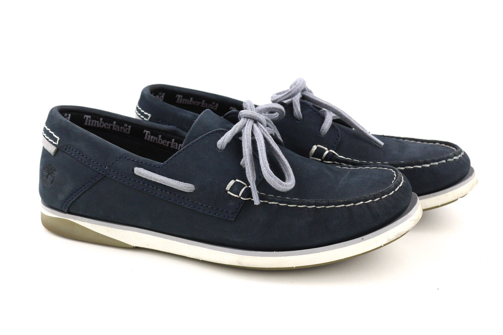 Timberland A416H UK7 Blue Leather Slip On Loafer 80997 Size US 7.5 / EU 40-41 - 1 Thumbnail