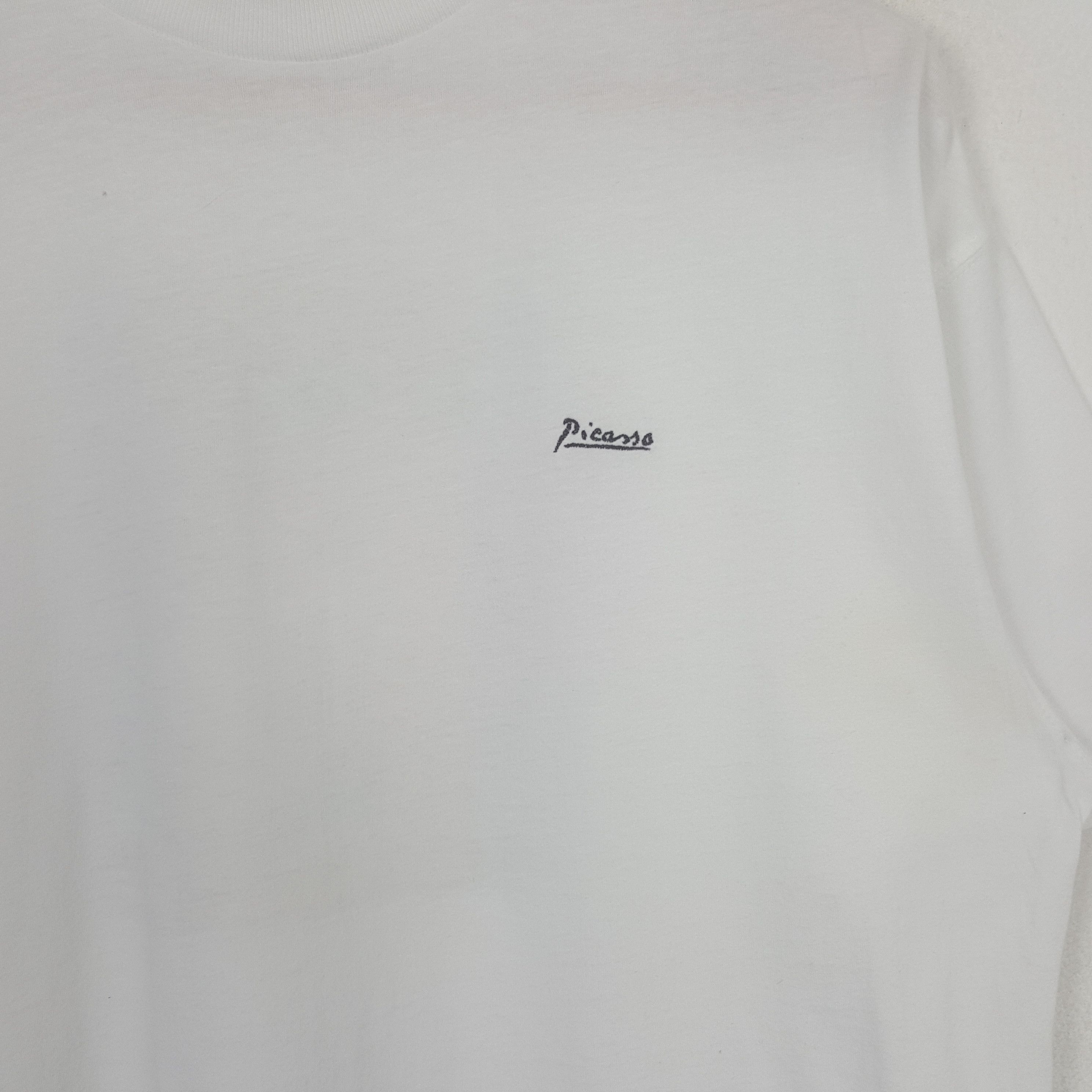 Vintage Vintage Picasso Spanish Artists Tshirt C301N10 Size US M / EU 48-50 / 2 - 4 Thumbnail