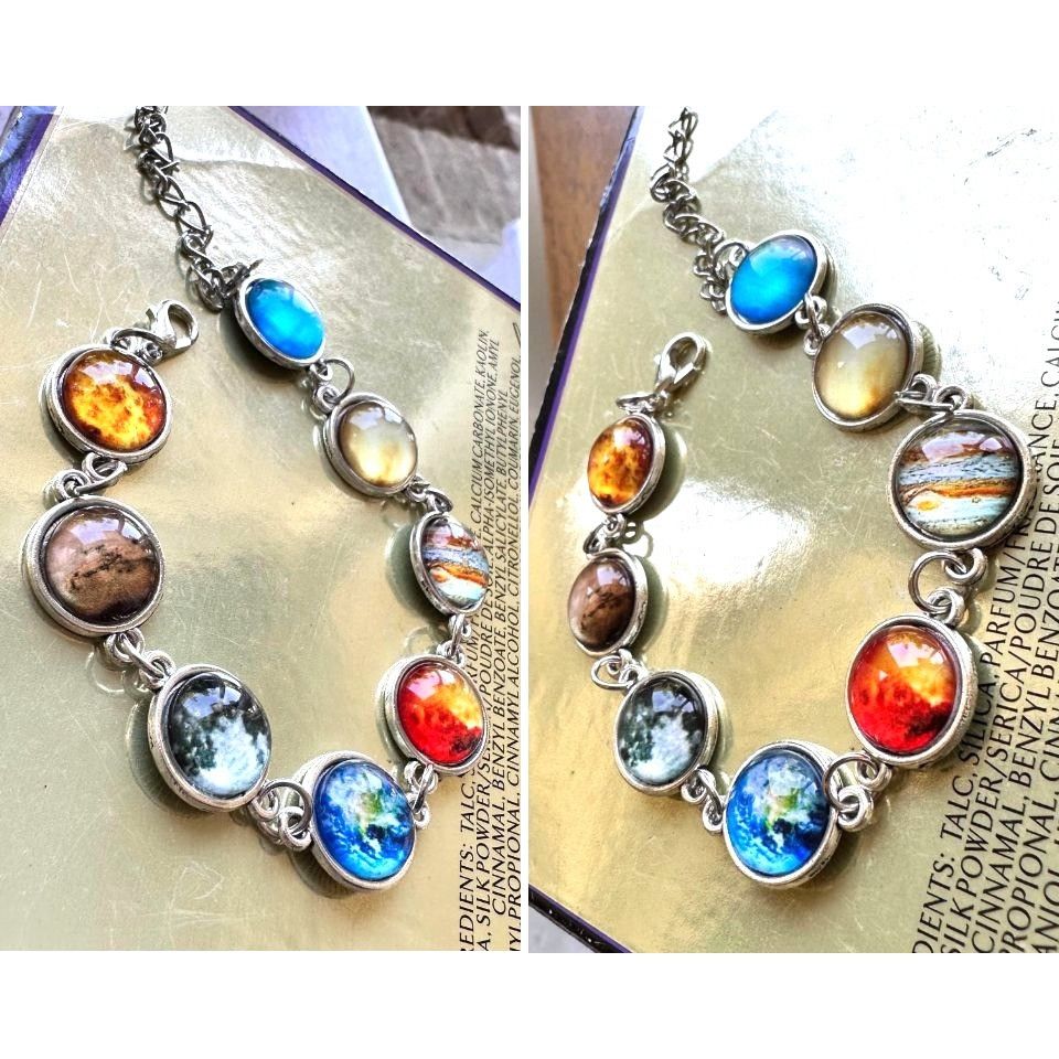 Handmade Solar System Bracelet New Planets Earth Universe Lobster Hoo Size ONE SIZE - 6 Thumbnail