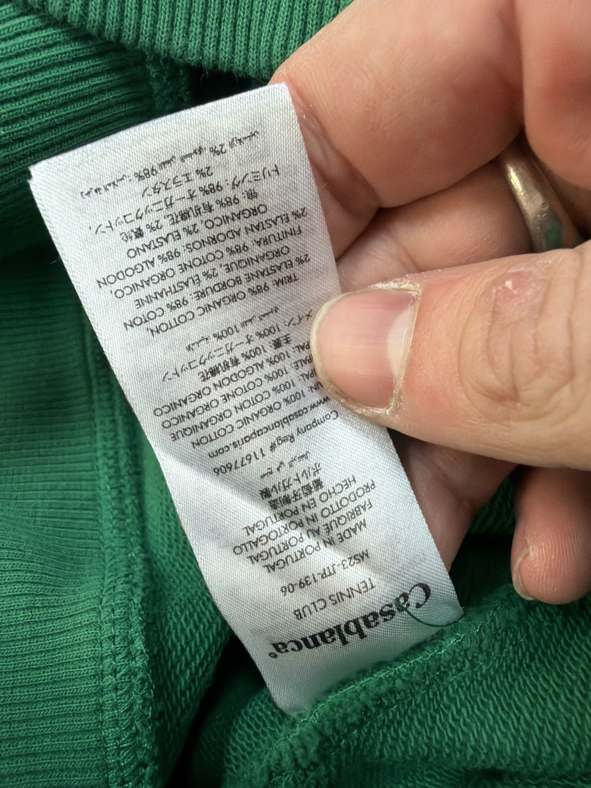Casablanca Casablanca sweatsuit green mini logo Size US M / EU 48-50 / 2 - 7 Thumbnail