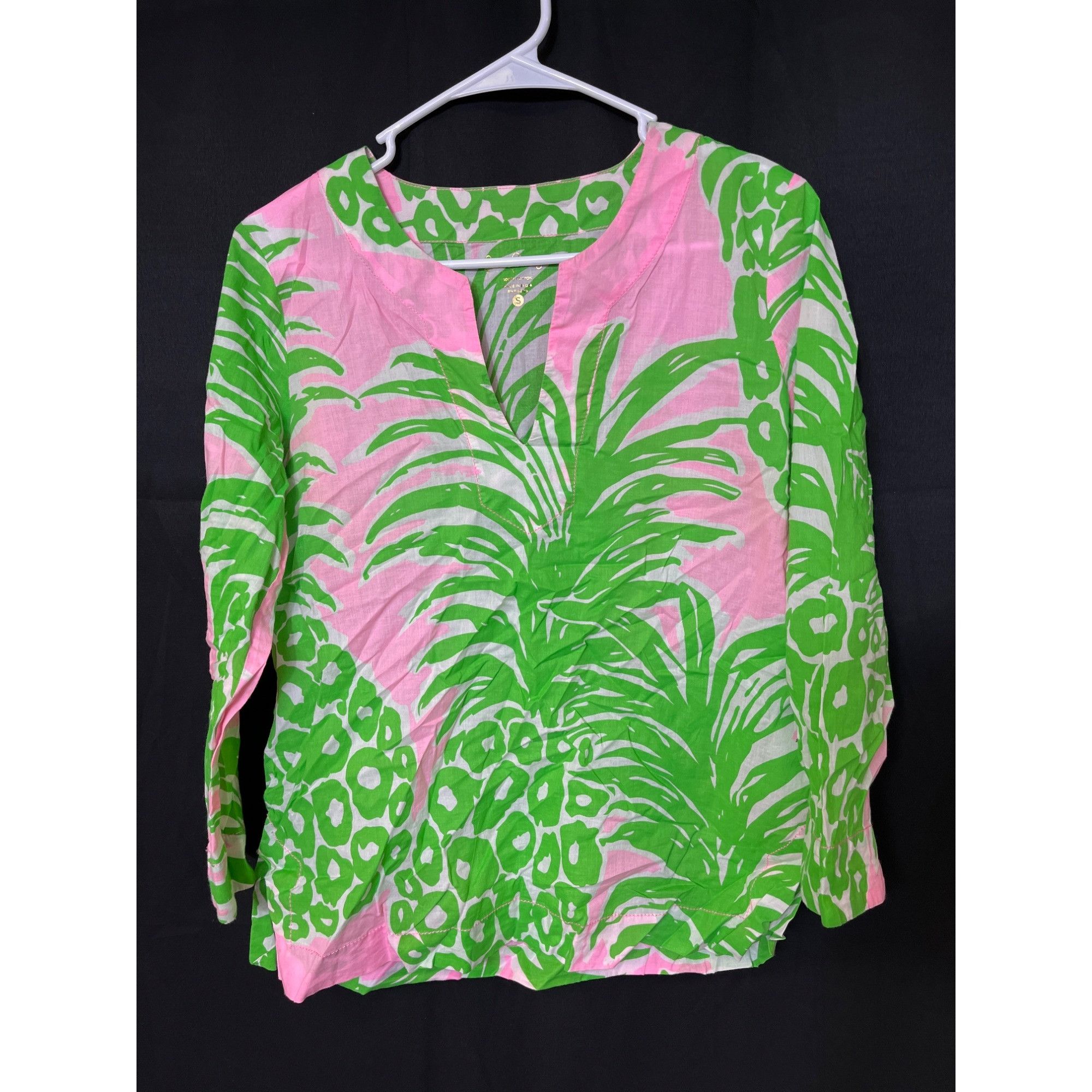 Lilly Pulitzer Lilly Pulitzer SKU 7934 Womens Pink Green Pineapple Print C Size S / US 4 / IT 40 - 1 Thumbnail