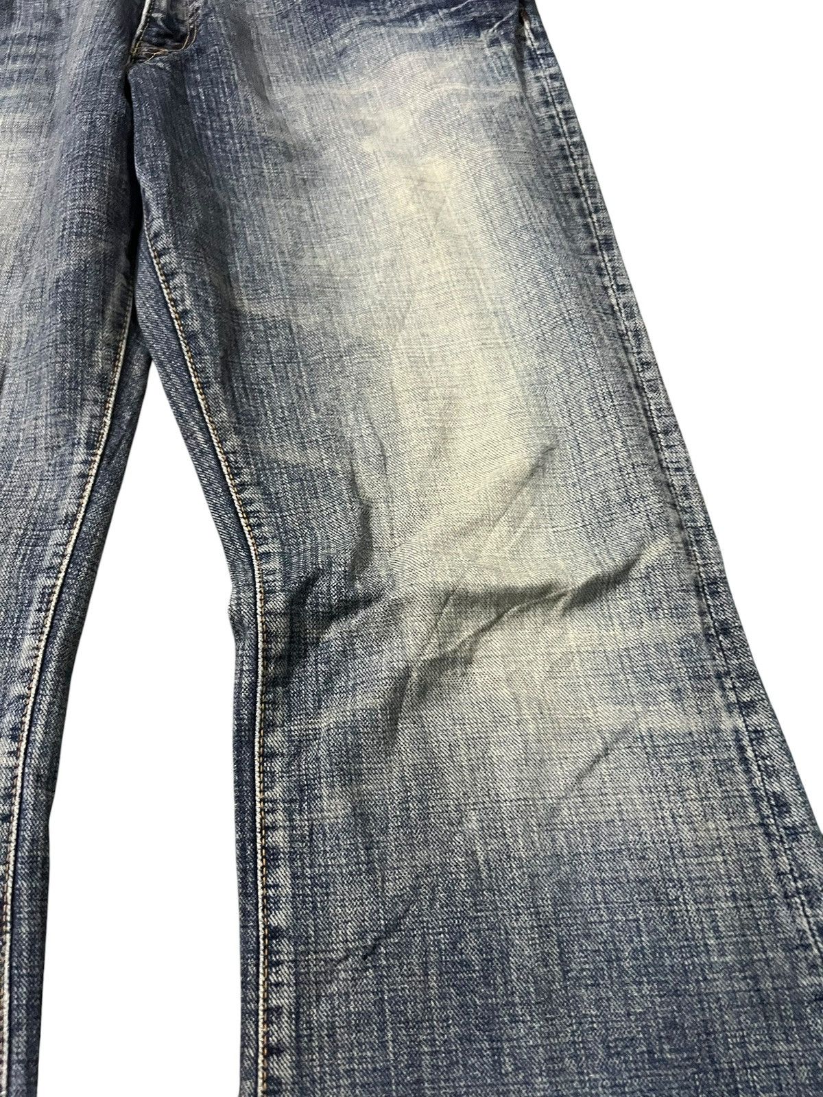 Japanese Brand Bootcut GL Heart Mud Wash Jean Size US 34 / EU 50 - 5 Thumbnail