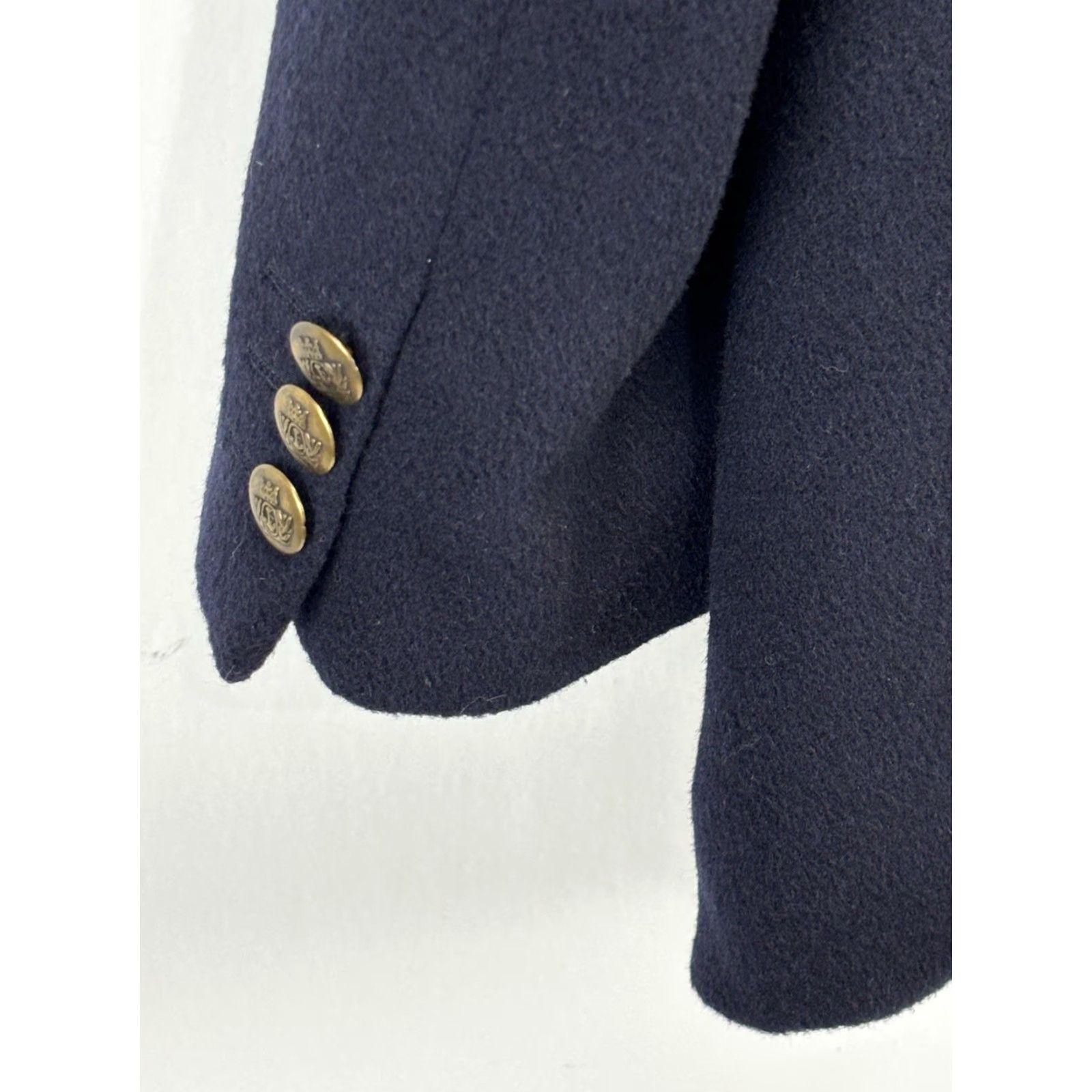 Vintage VINTAGE Carlo Boscani Blazer Mens 42L Navy Cashmere Long Solid Sport Coat Blazer Mens 42L Navy Cashmere Long Sports Men Size 42R - 3 Thumbnail