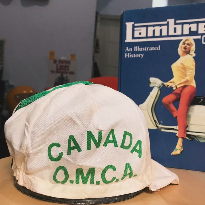 Vintage Vintage Cycling Cap Canada O.M.C.A Broken cap White green Size ONE SIZE - 3 Thumbnail