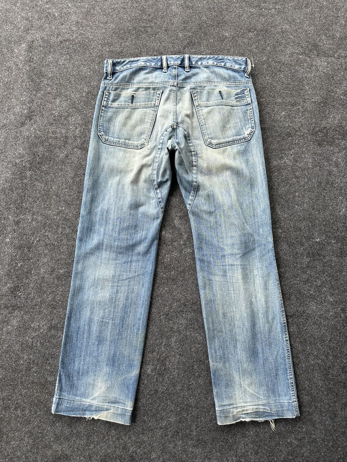 Diesel Vintage Diesel Industries Faded Wash Denim Size 31 D100 Size US 31 - 2 Thumbnail