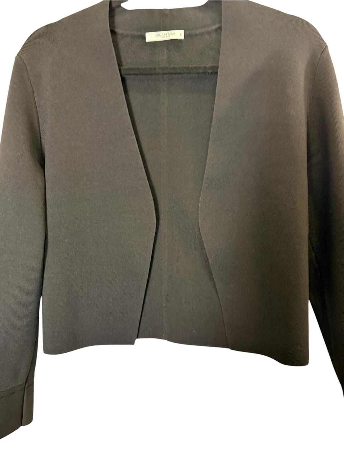 Other M.M.Lafleur Women’s Black Ribbed Knit Cardigan Sz S Size S / US 4 / IT 40 - 5 Thumbnail