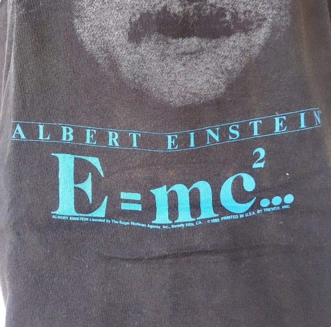 Vintage Vtg 90s E=Mc² Albert Einstein Tshirt Size US M / EU 48-50 / 2 - 5 Thumbnail