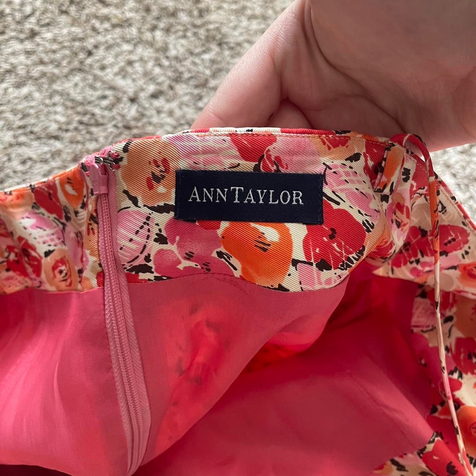 Ann Taylor × Vintage Sample 2001 Vintage Ann Taylor Summer Dress Size M / US 6-8 / IT 42-44 - 3 Thumbnail