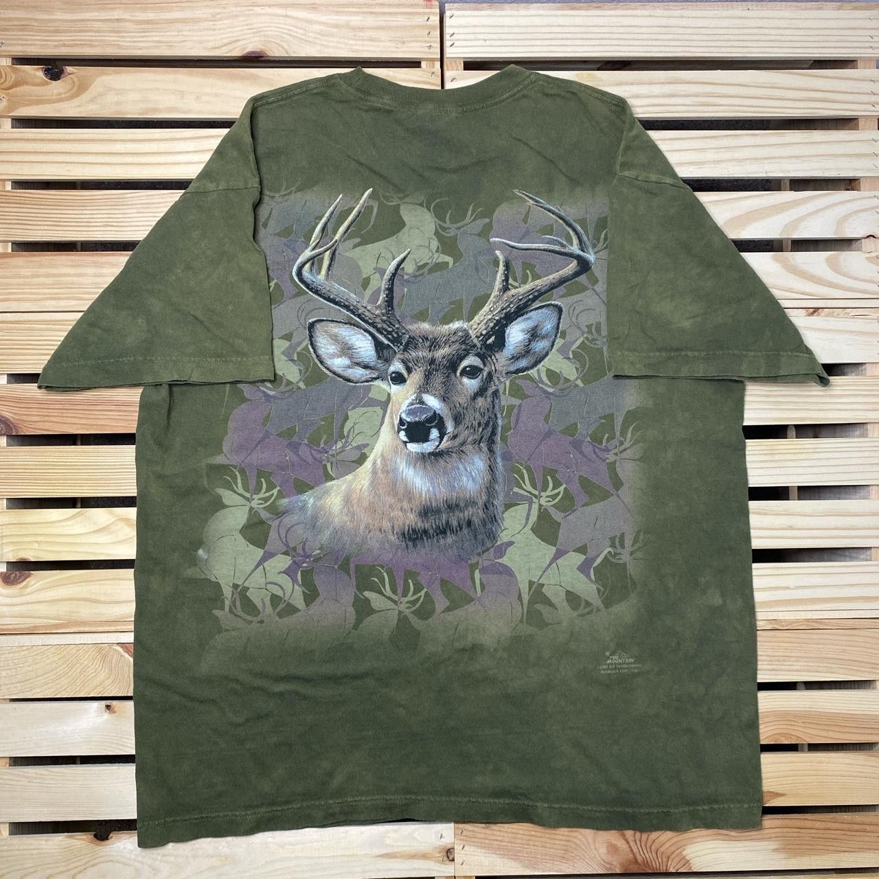The Mountain Vintage The Mountain x Deer Green Nature Tee Size XL Size US XL / EU 56 / 4 - 1 Thumbnail