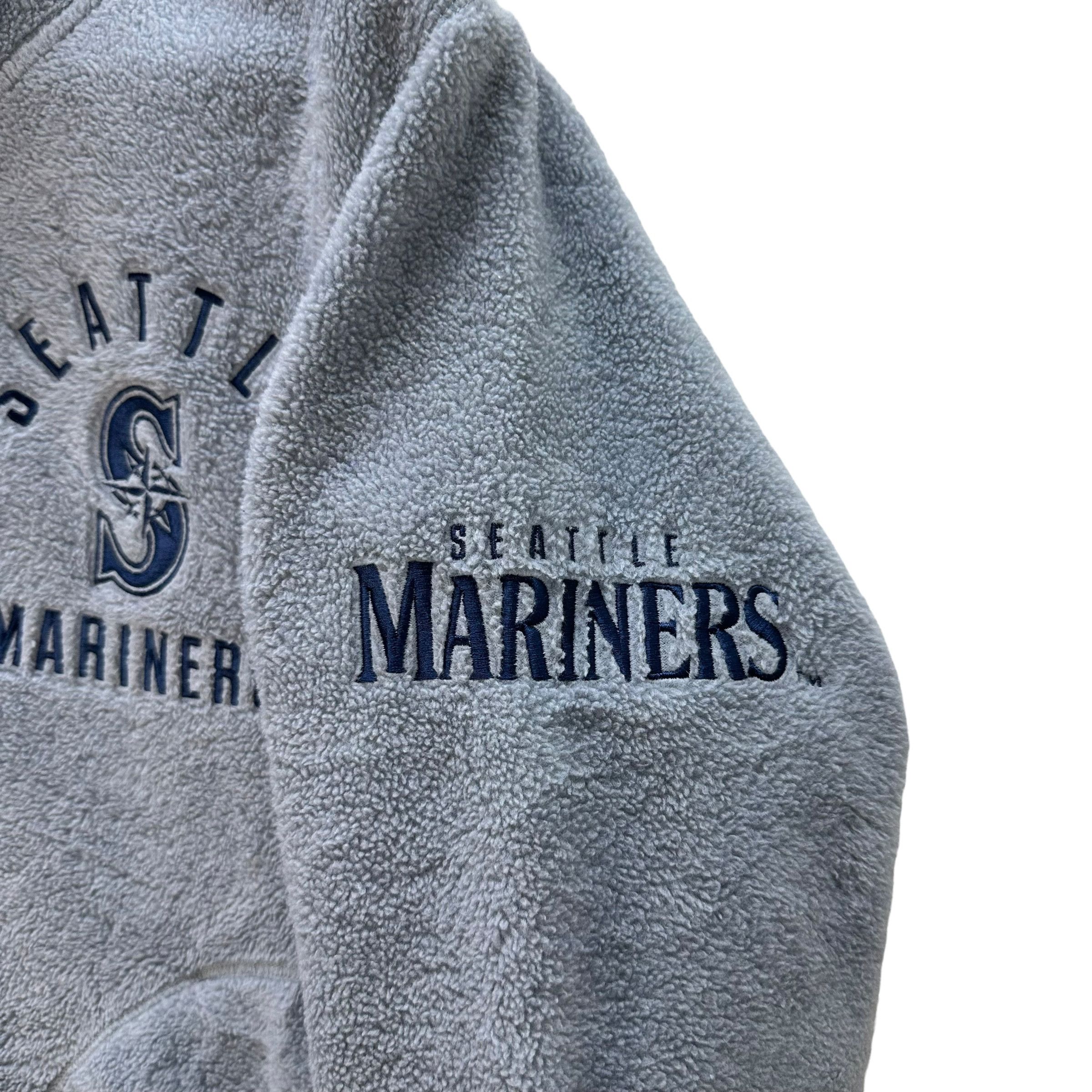 MLB MLB SEATTLE MARINERS HALF ZIP TURTLE NECK FLEECE #9032-50 Size US L / EU 52-54 / 3 - 6 Thumbnail