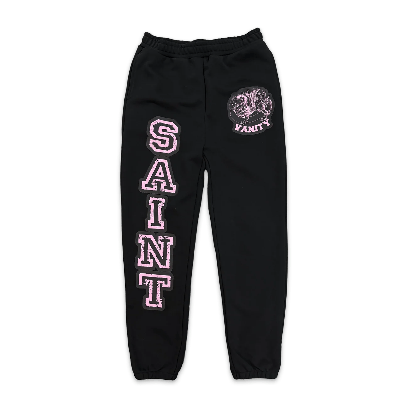 Saint Vanity Griffin Sweatpants Black/Pink Size US 36 / EU 52 - 1 Preview