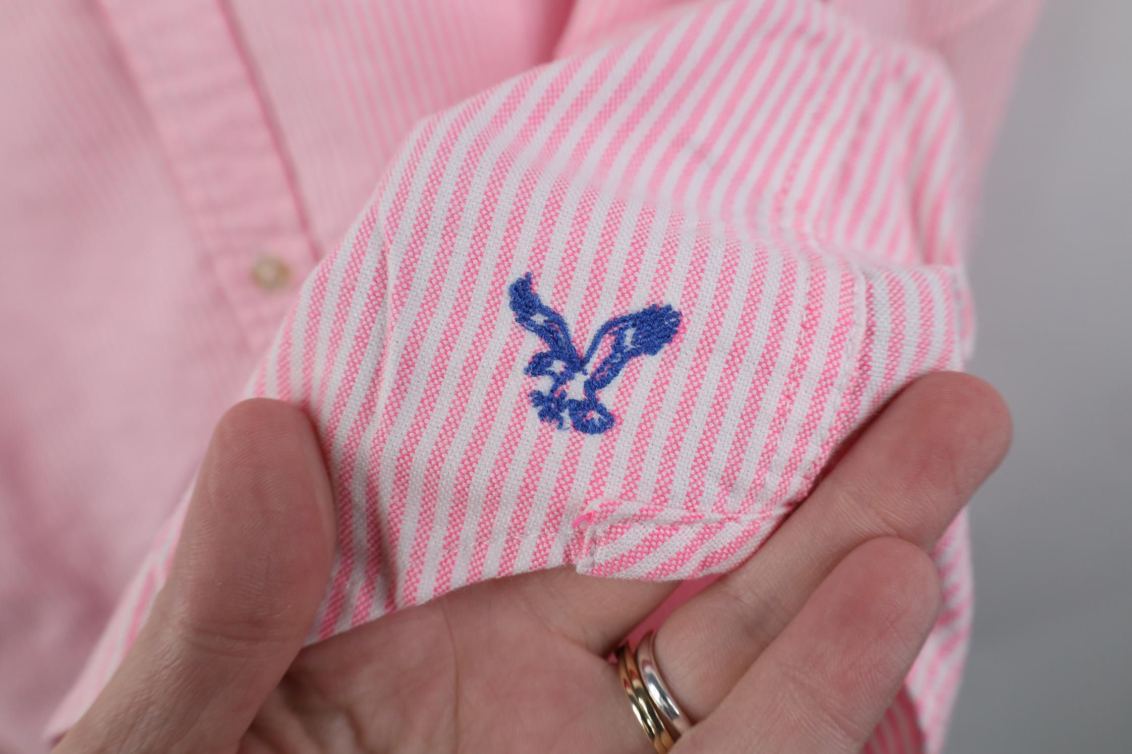 American Eagle Outfitters American Eagle Outfitters Striped Collared Button Down Shirt Size US M / EU 48-50 / 2 - 4 Thumbnail