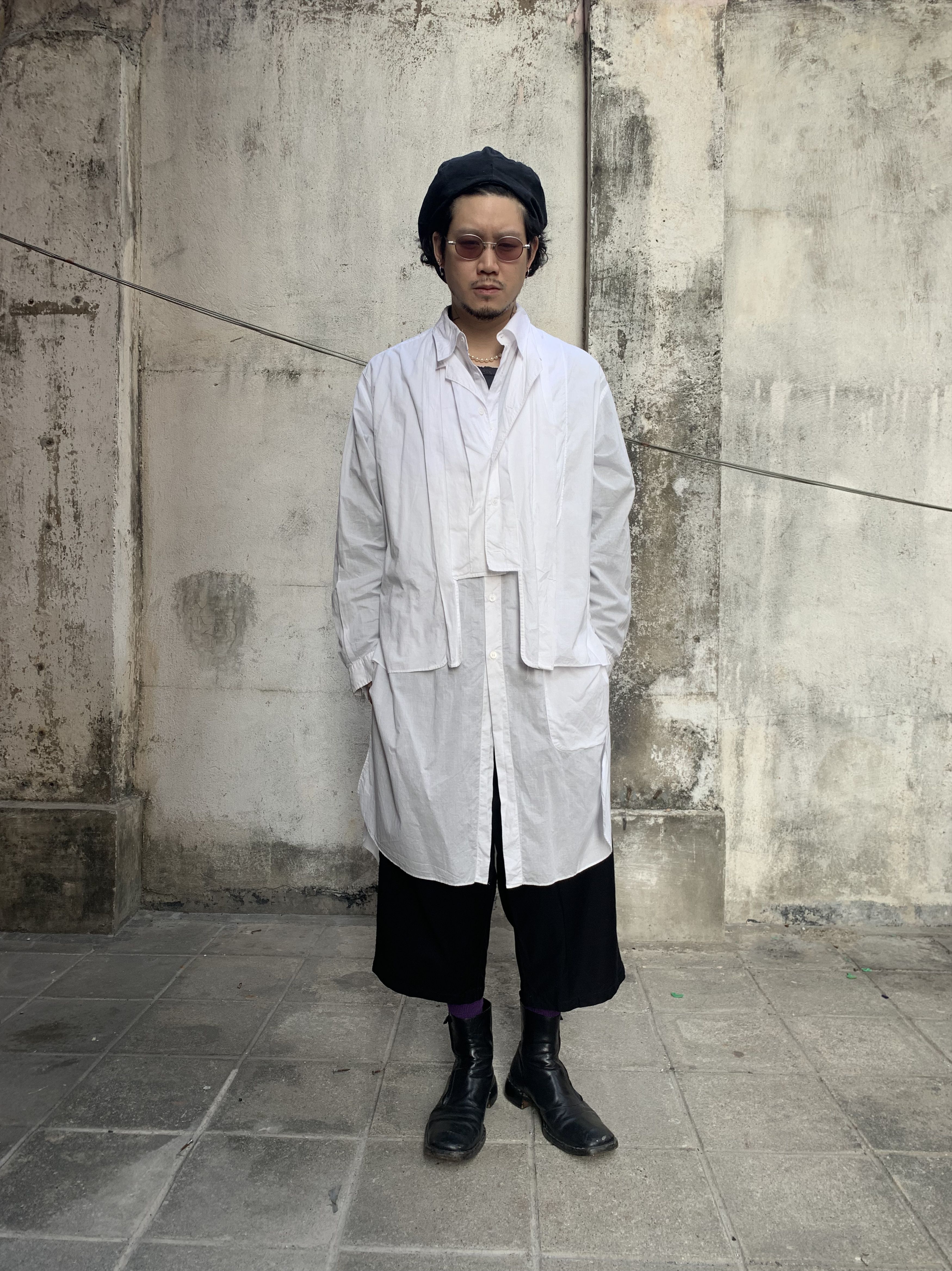 Yohji Yamamoto Yohji Yamamoto Pour Homme the Power of White Shirt Size US L / EU 52-54 / 3 - 1 Thumbnail